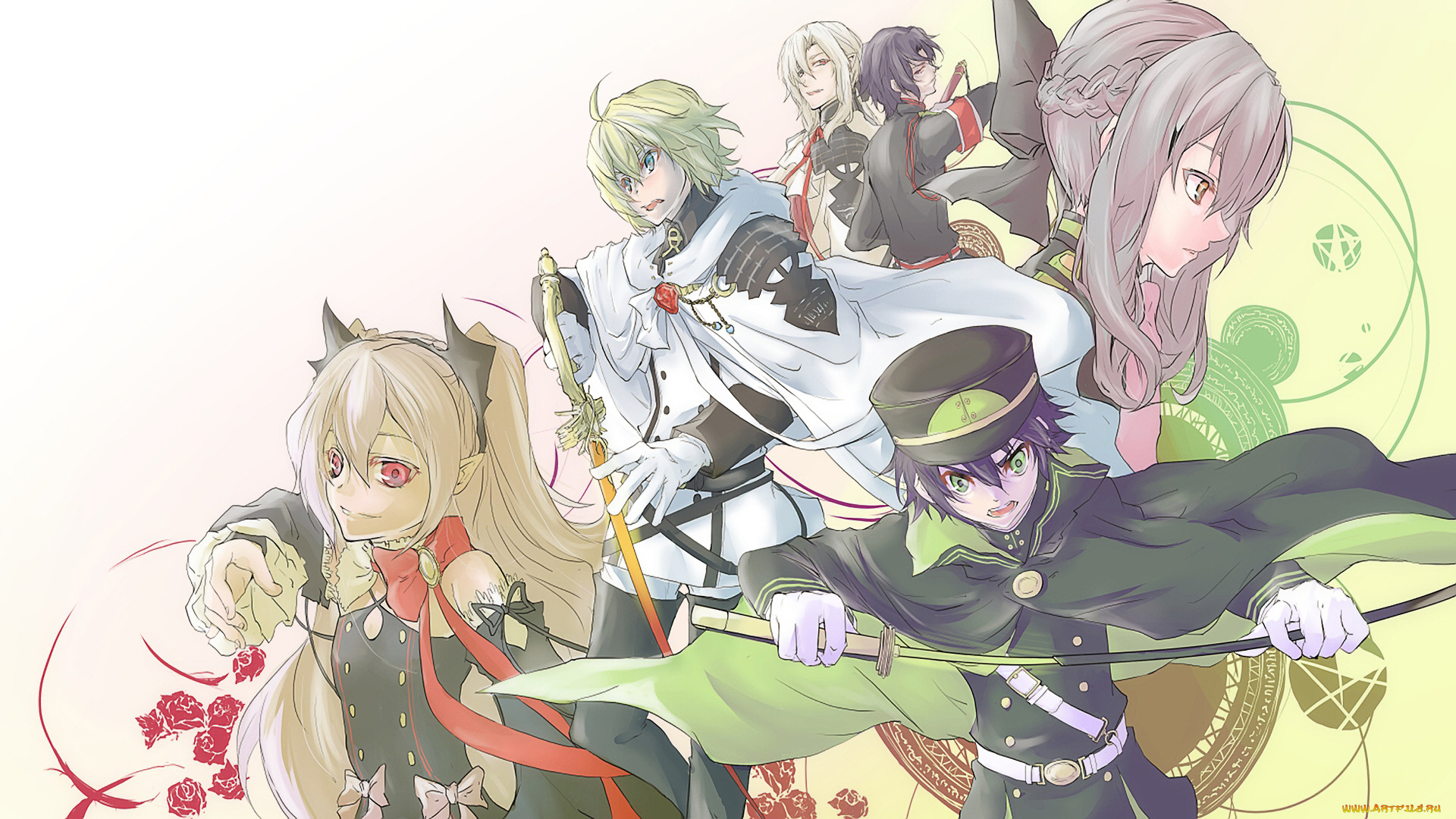аниме, owari, no, seraph, последний, серафим