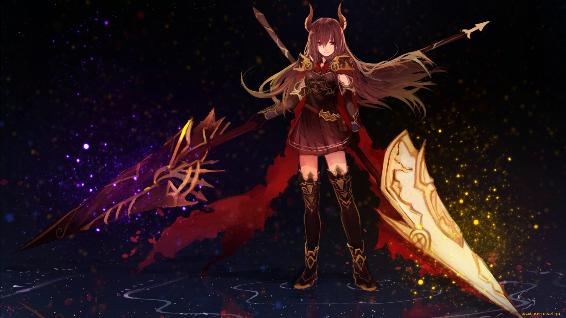 аниме, shingeki, no, bahamut, shingeki, no, bahamut