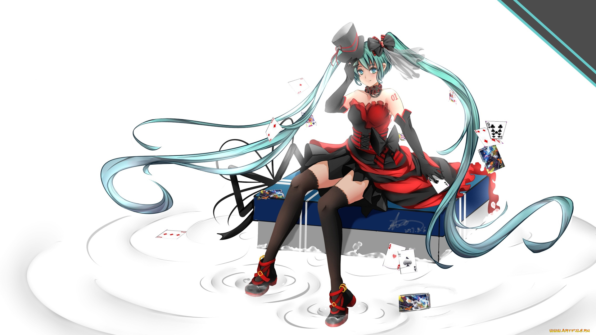 аниме, vocaloid, hatsune, miku