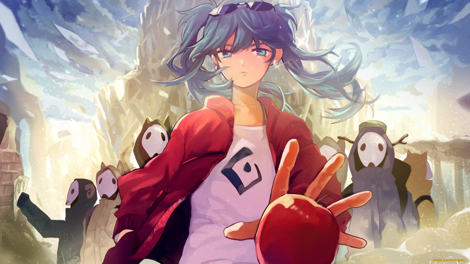 аниме, vocaloid, hatsune, miku