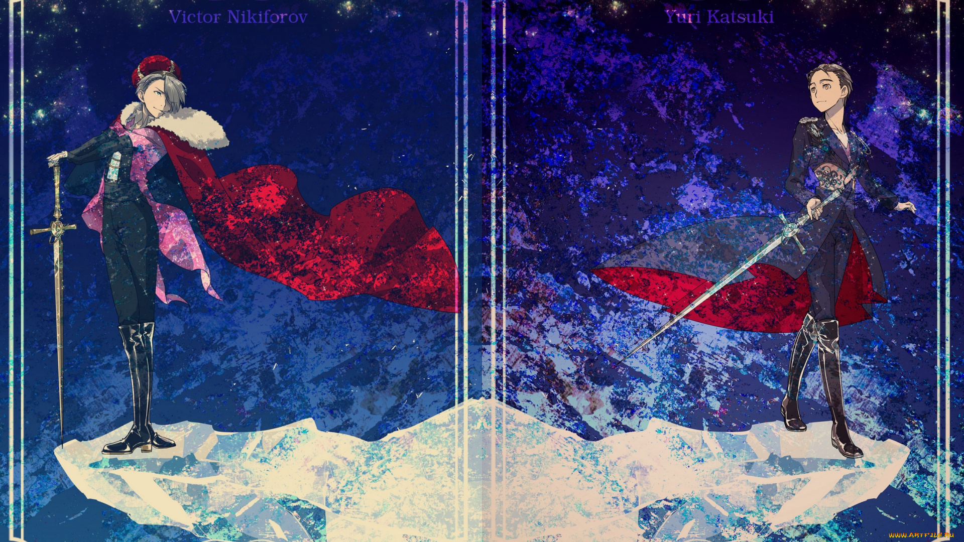 аниме, yuri, on, ice, парни