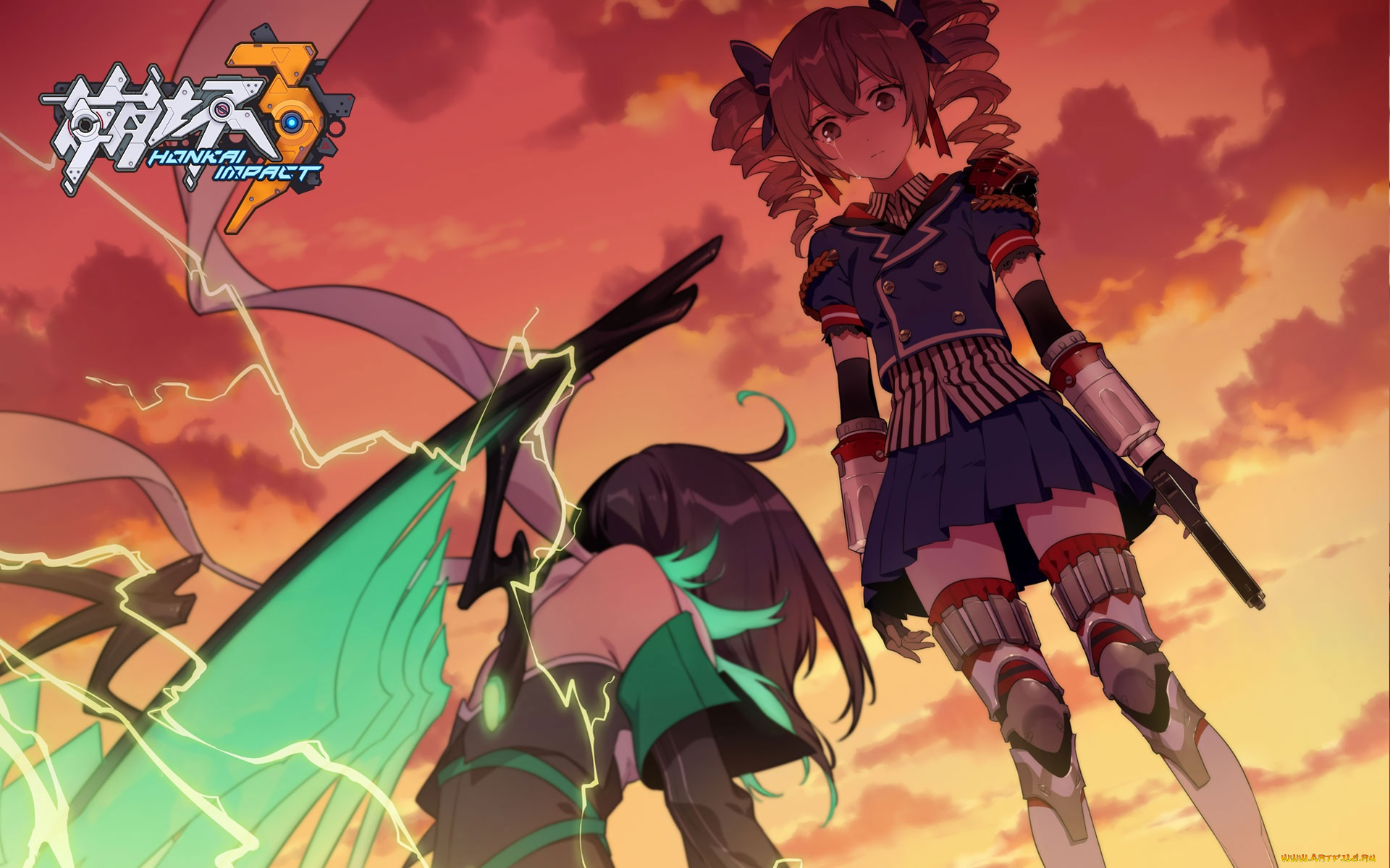 аниме, benghuai, xueyuan, benghuai, xueyuan