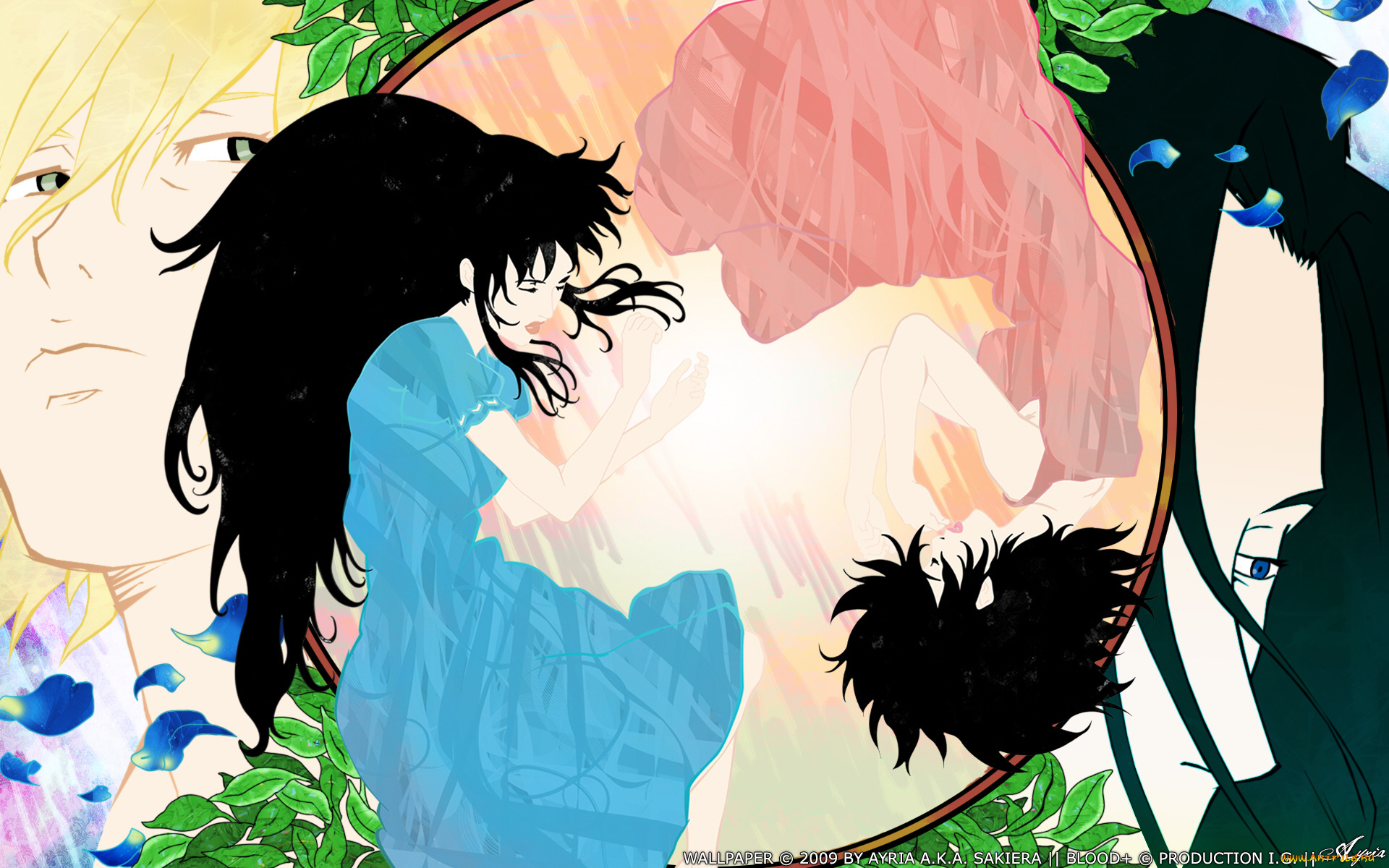 аниме, blood, , девушки