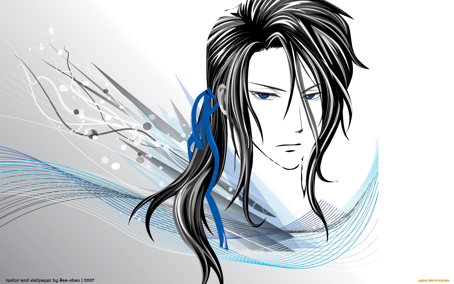 аниме, blood, , взгляд