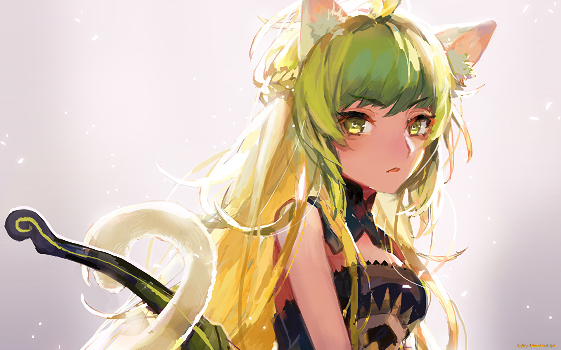 аниме, fate, stay, night, девушка