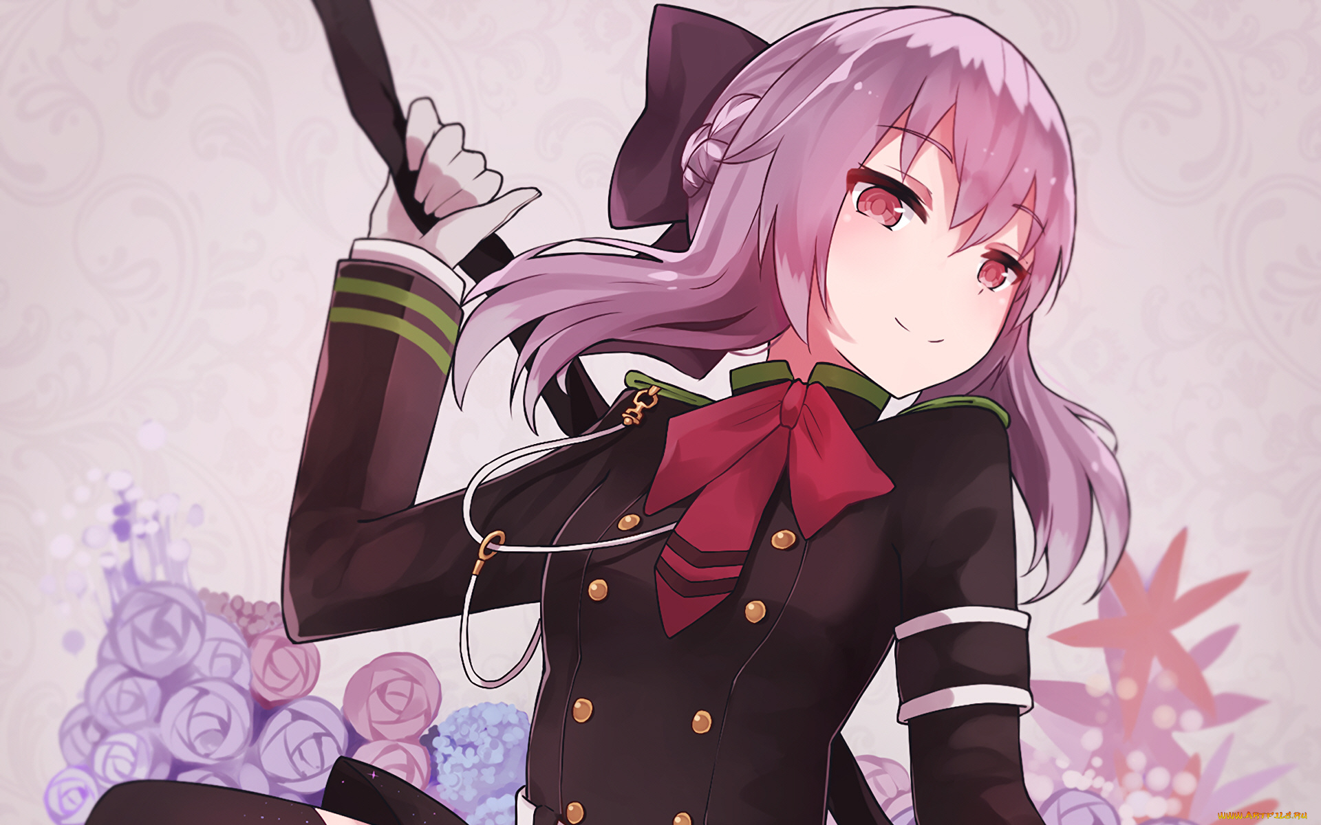 аниме, owari, no, seraph, девушка