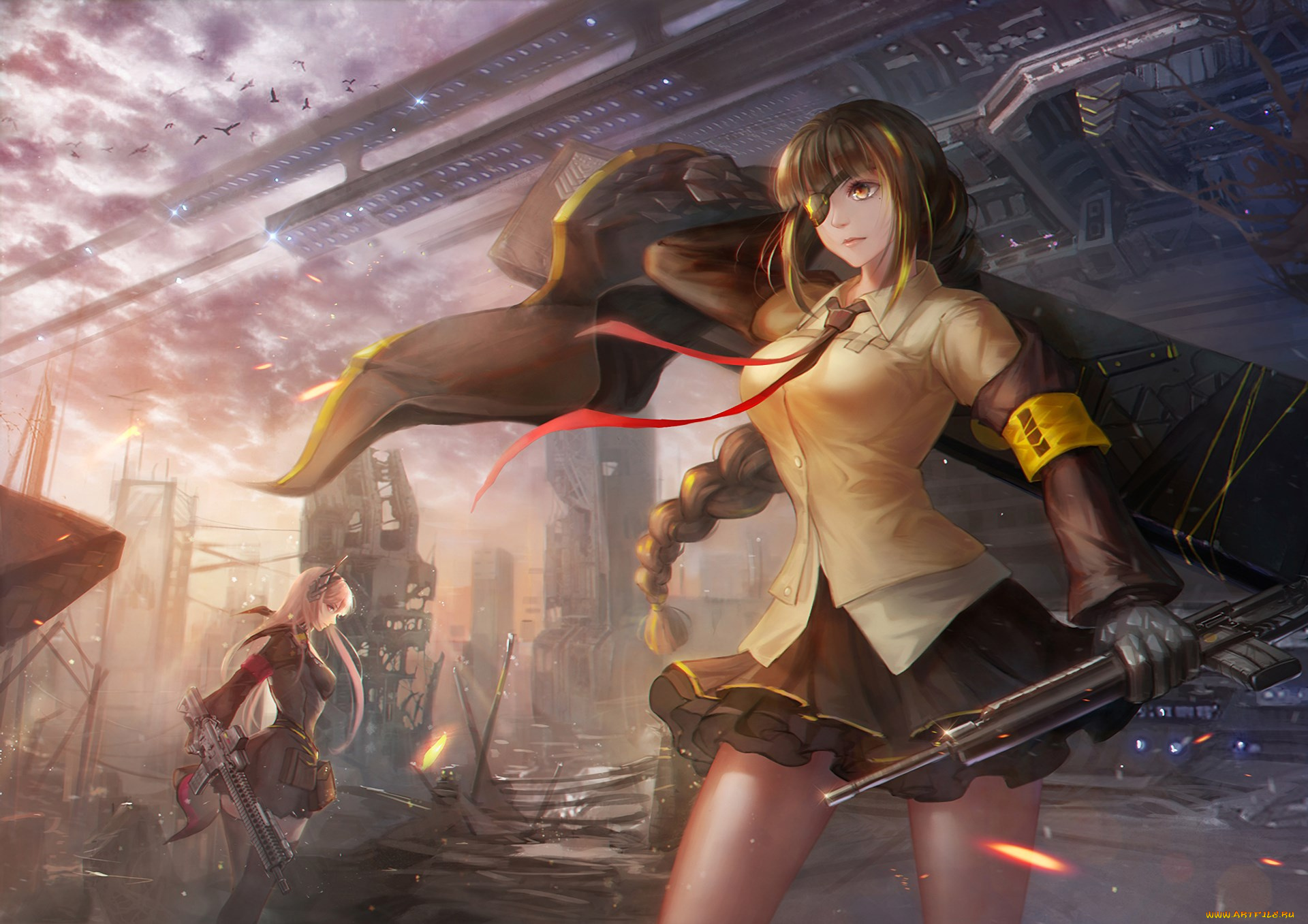 аниме, girls, frontline, девушки