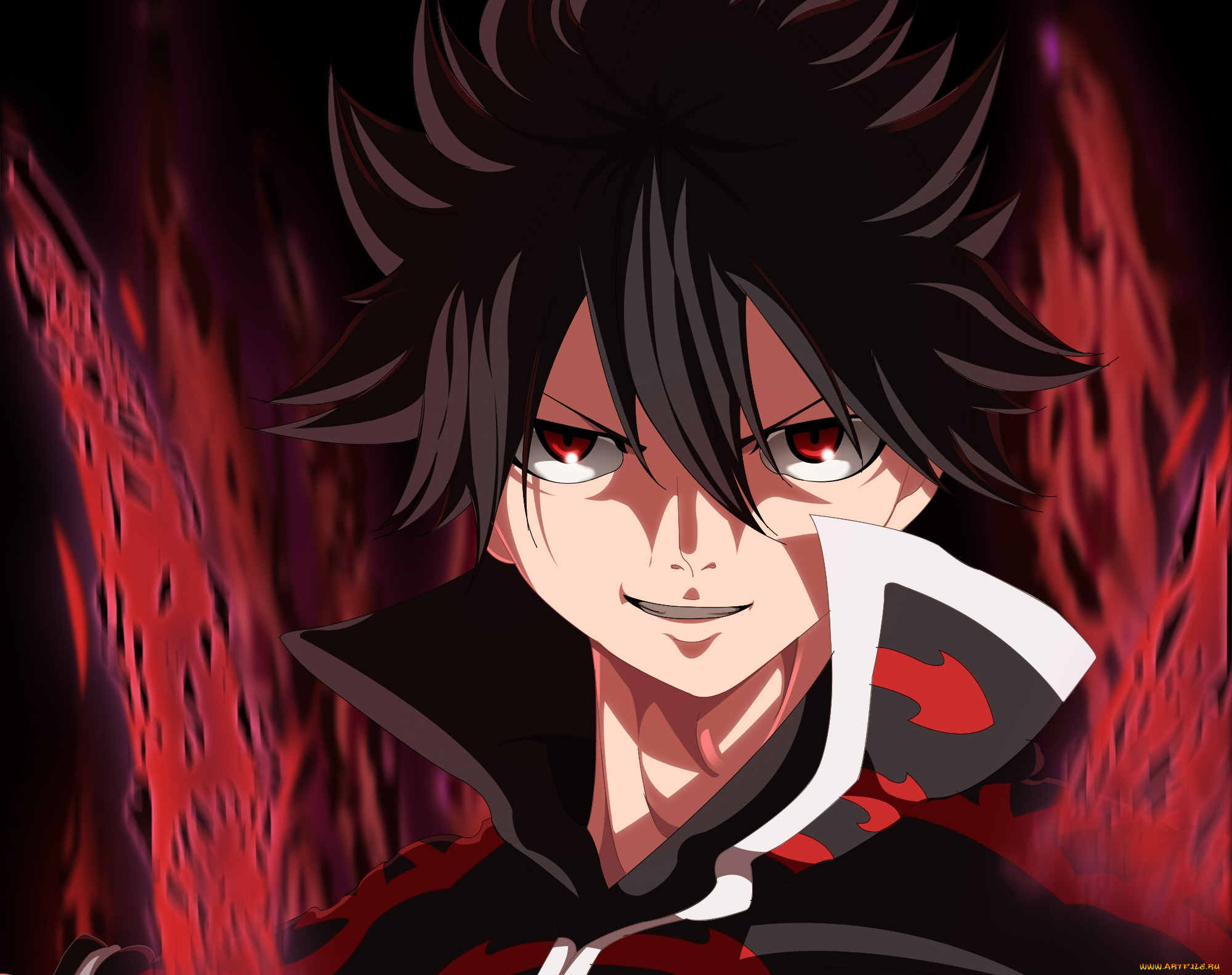 аниме, fairy, tail, хвост, феи