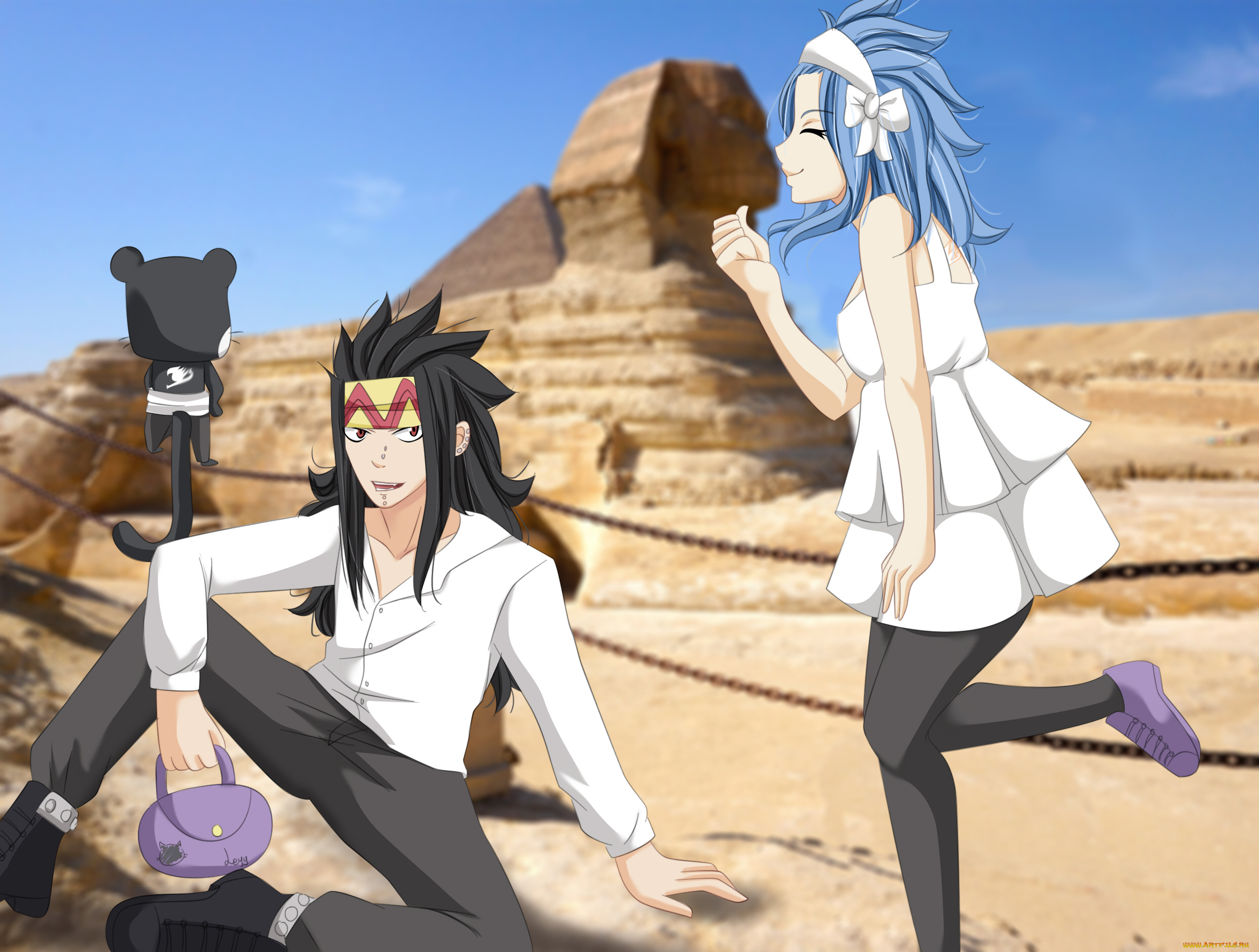 аниме, fairy, tail, хвост, феи