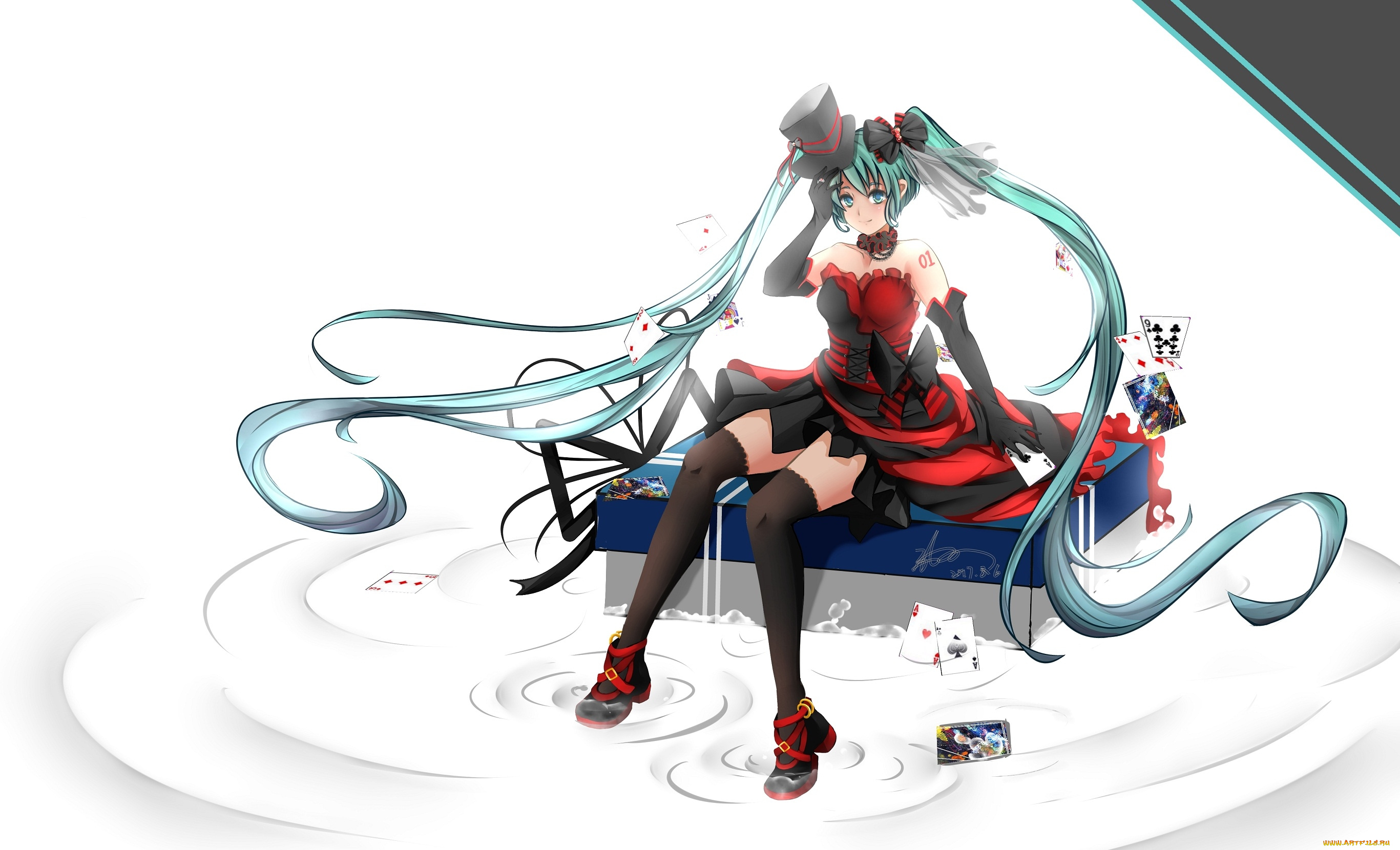 аниме, vocaloid, hatsune, miku