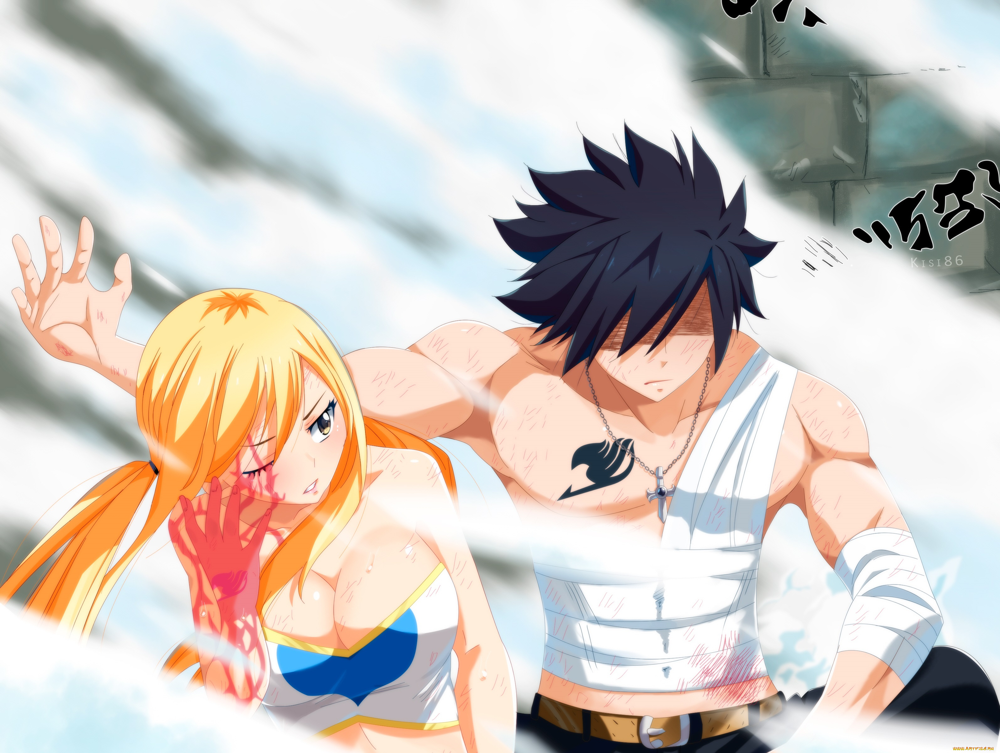 аниме, fairy, tail, хвост, феи