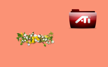 Картинка компьютеры ati логотип фон