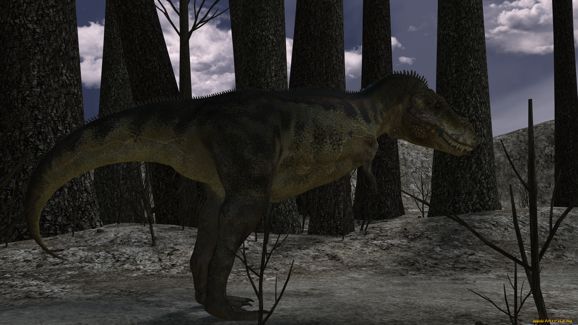 3д, графика, животные, , animals, динозавр