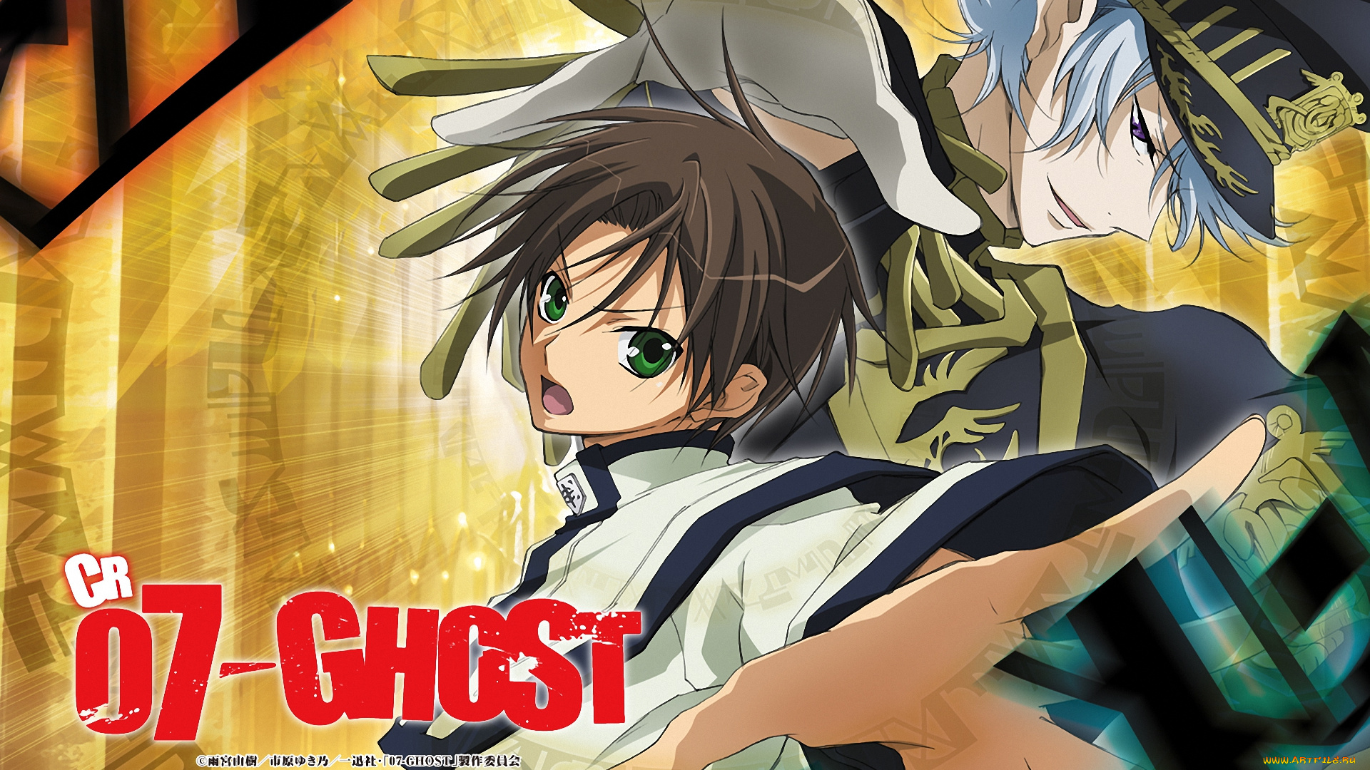 аниме, 07, ghost, ayanami, klein, teito