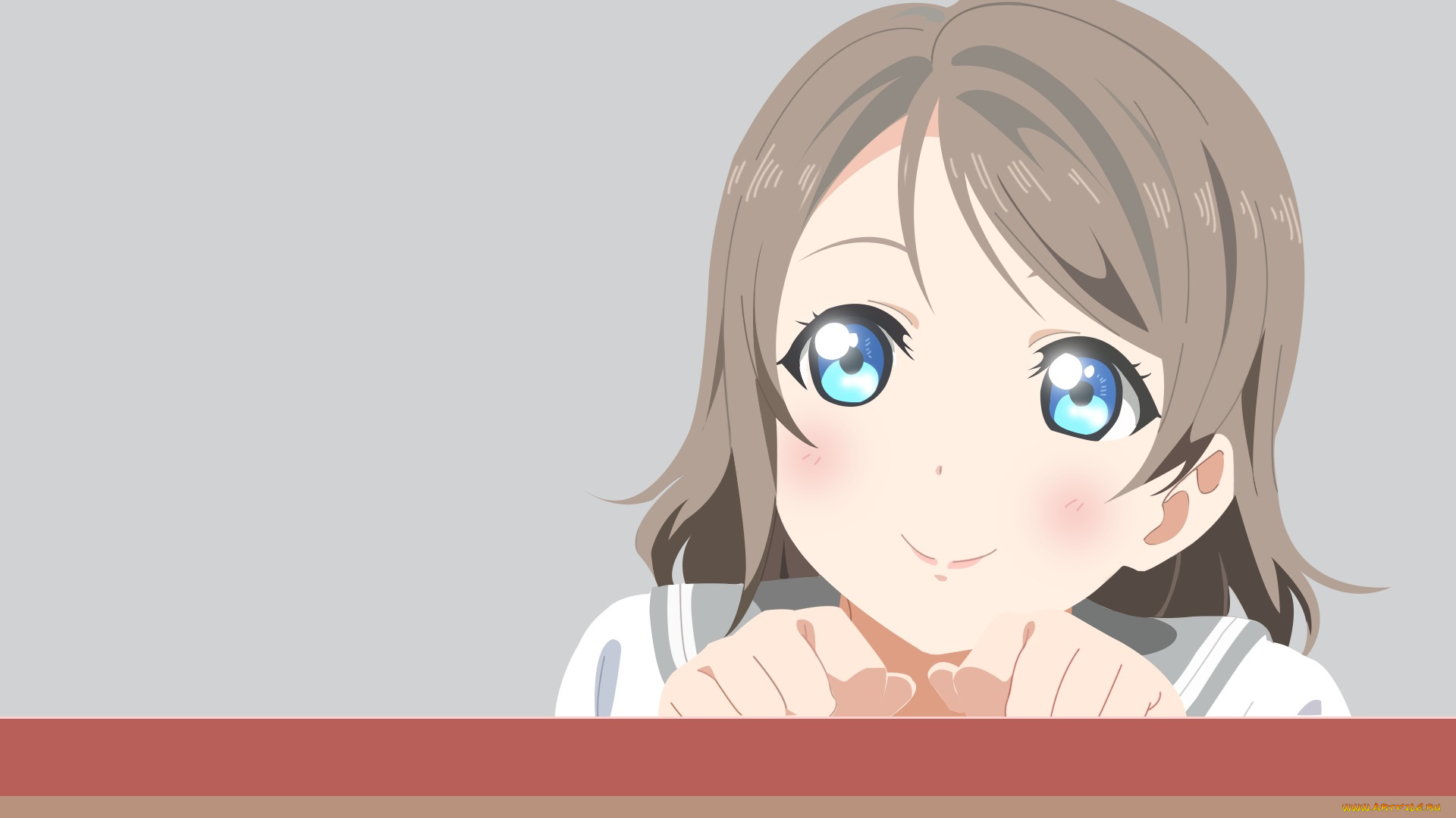 аниме, love, live, , school, idol, project, девушка, фон, взгляд