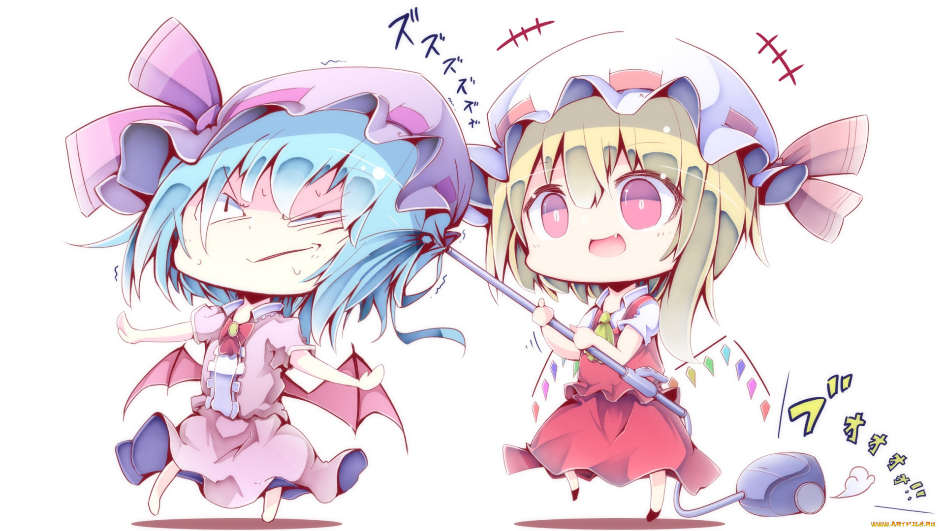 аниме, touhou, девочки