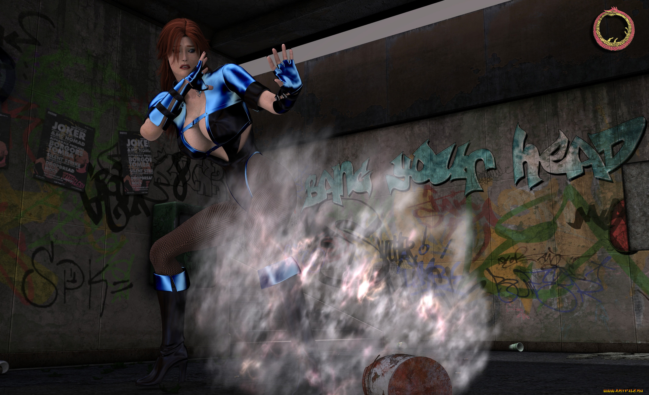 3д, графика, фантазия, , fantasy, фон, взгляд, девушка