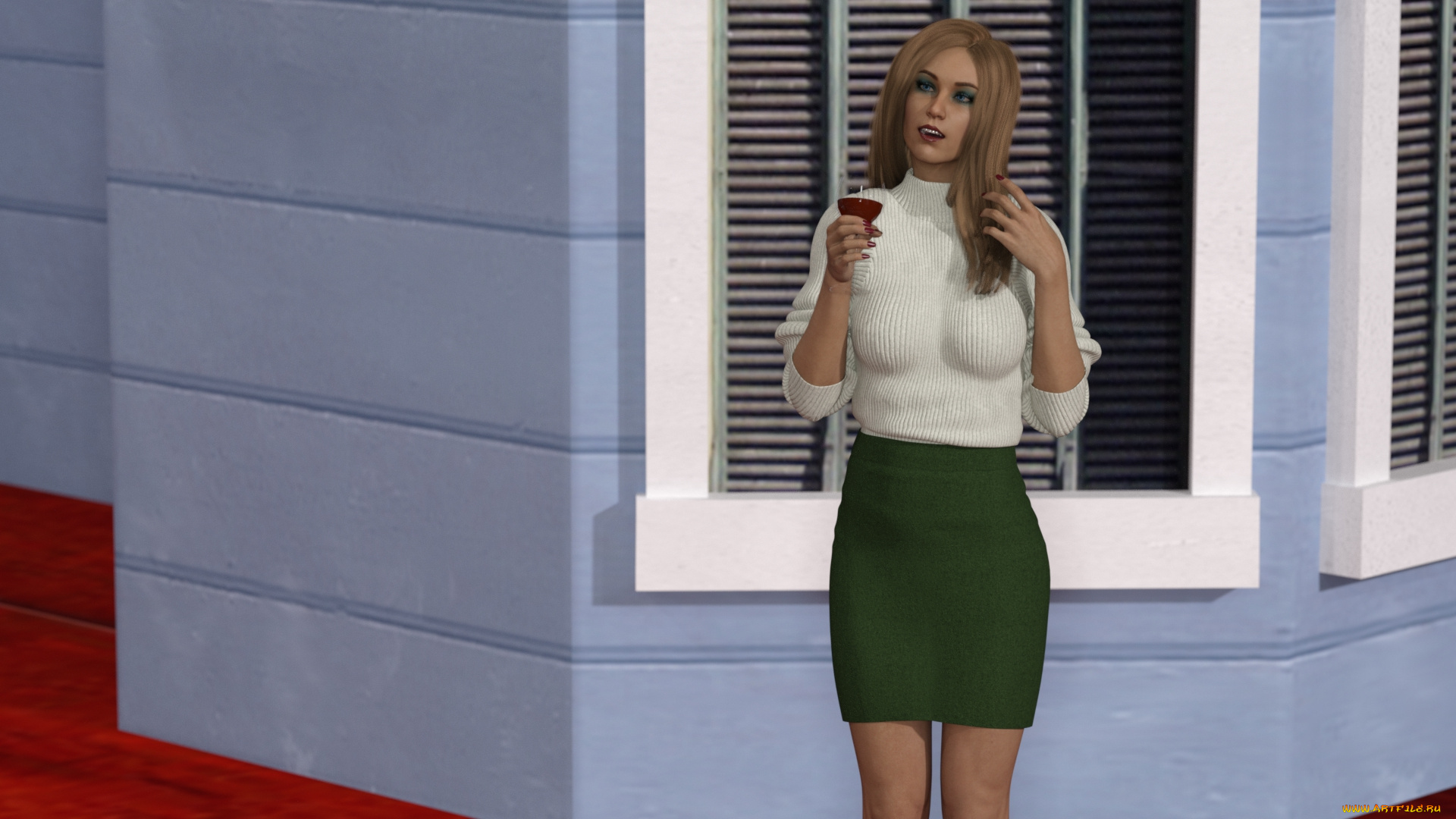 3д, графика, люди, , people, фон, взгляд, девушка