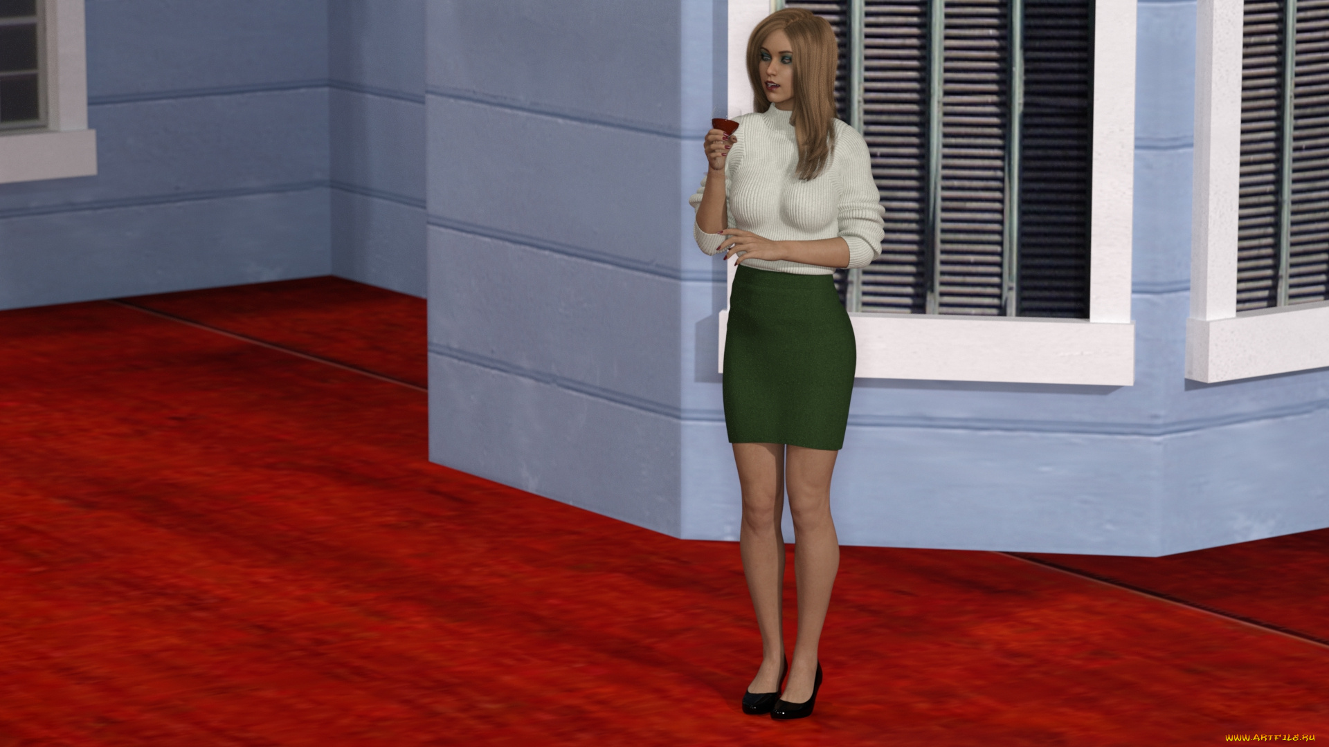 3д, графика, люди, , people, взгляд, фон, девушка