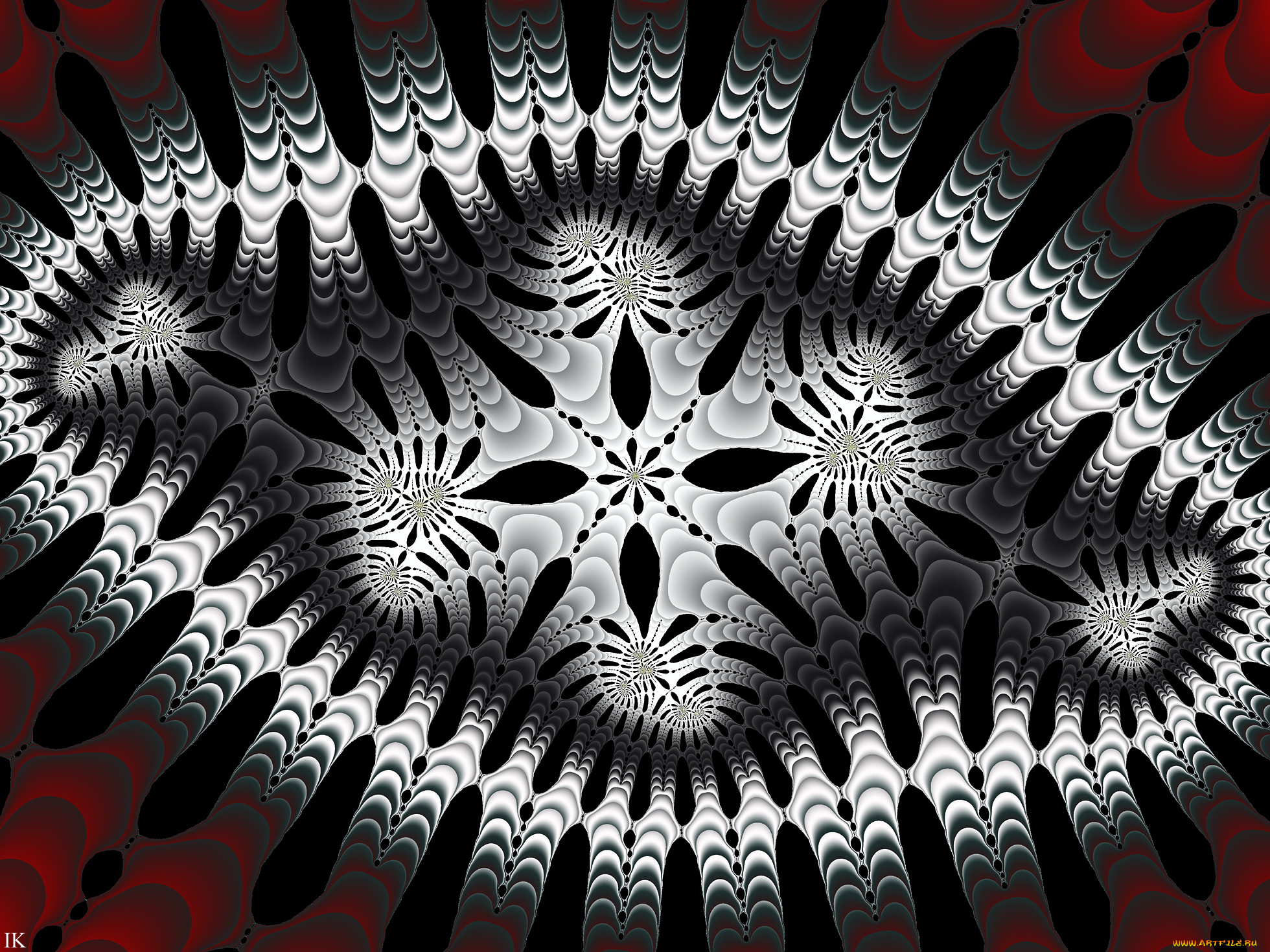 3д, графика, фракталы, , fractal, цвет, фон, узор