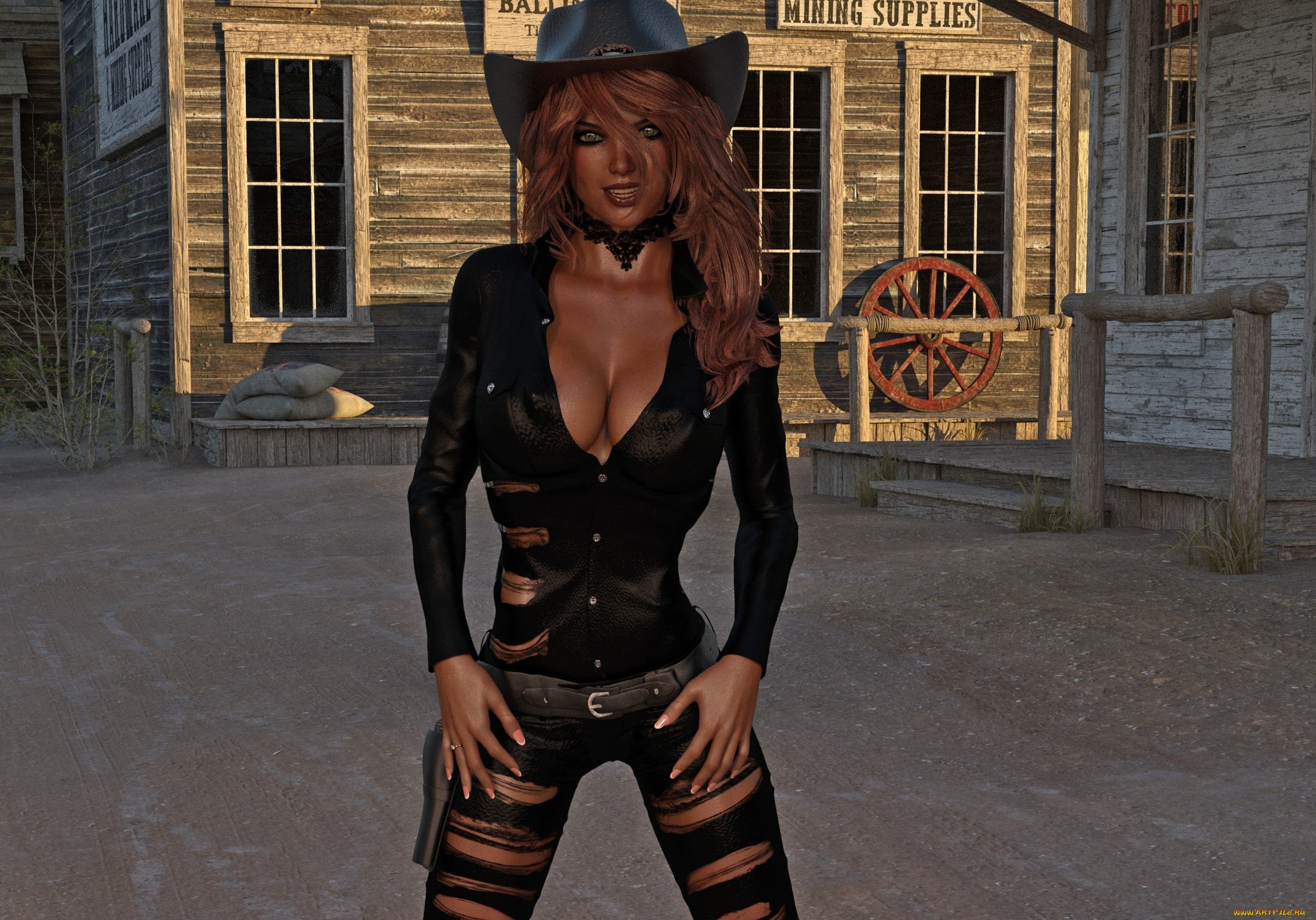 3д, графика, фантазия, , fantasy, фон, взгляд, девушка