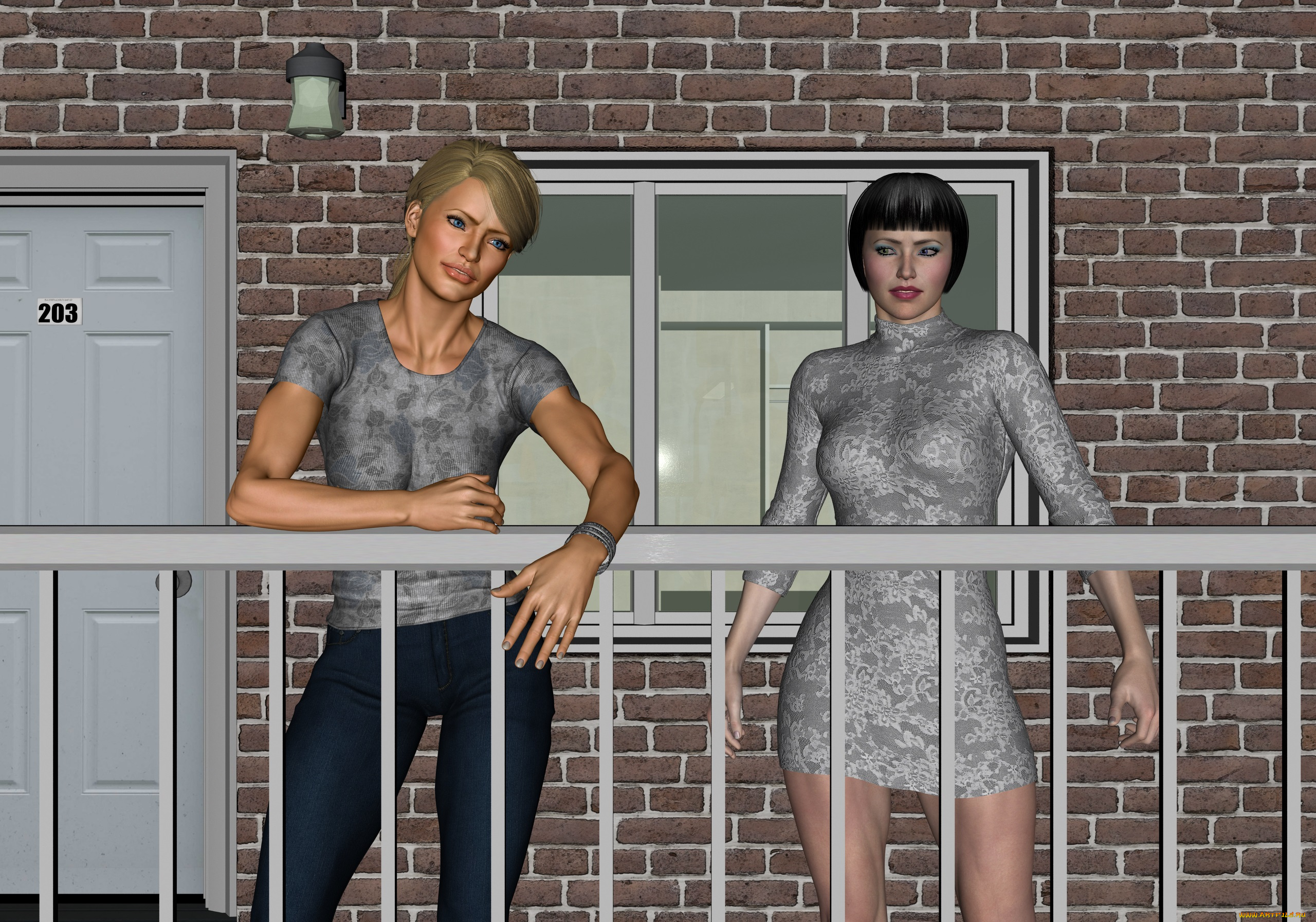 3д, графика, люди, , people, фон, взгляд, девушки