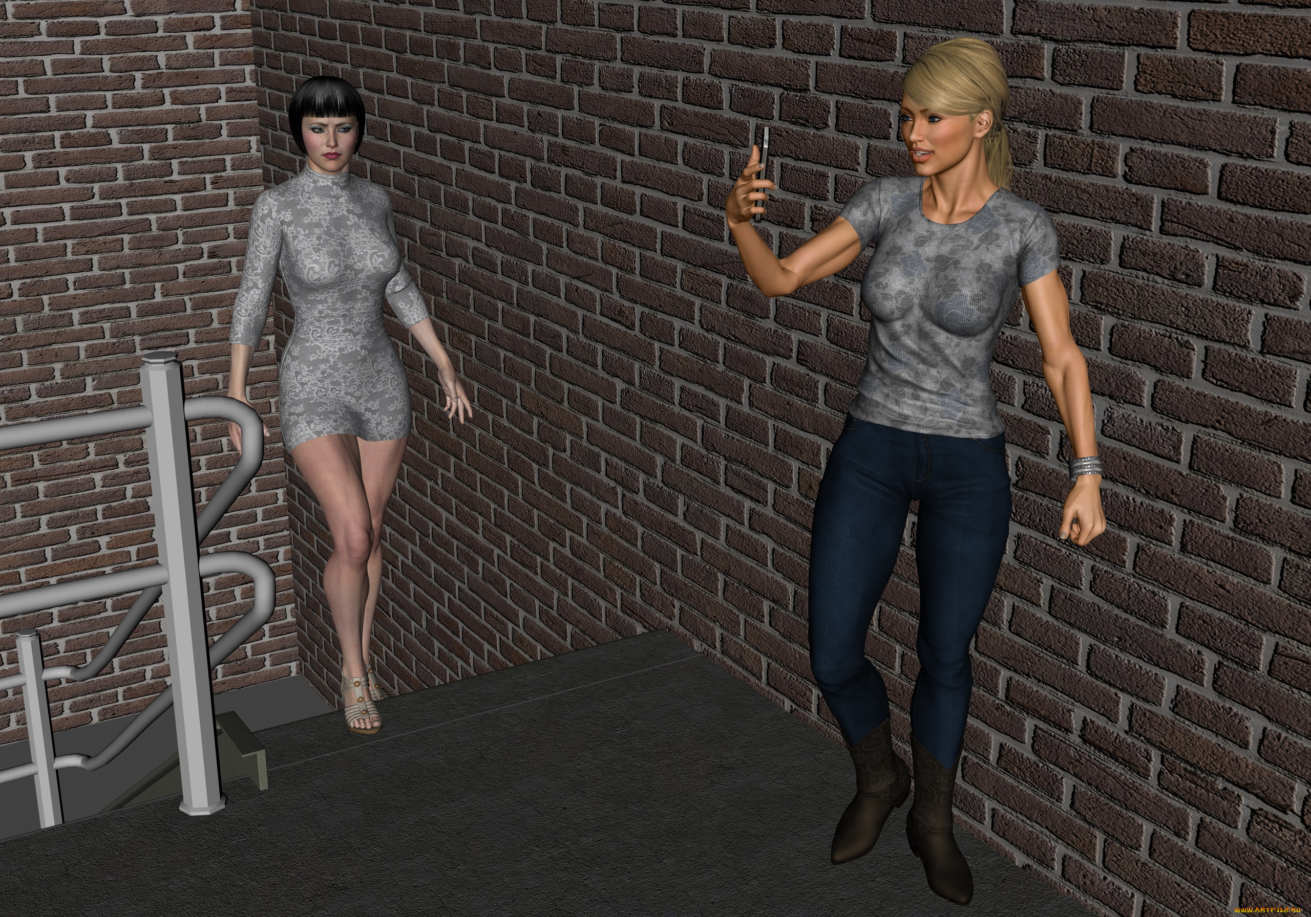 3д, графика, люди, , people, фон, взгляд, девушка