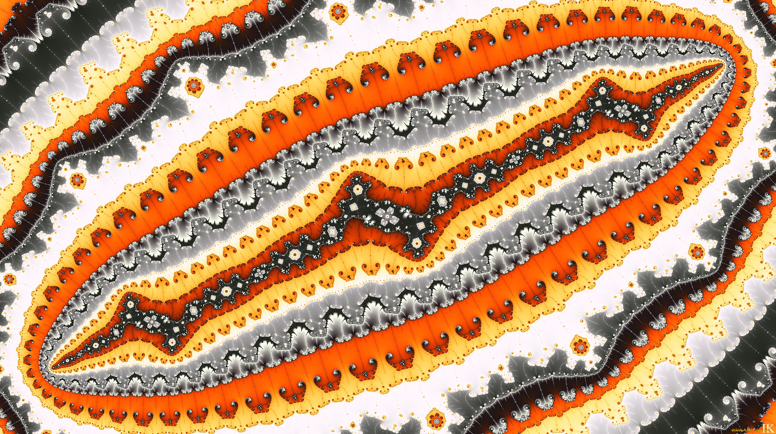 3д, графика, фракталы, , fractal, цвет, фон, узор