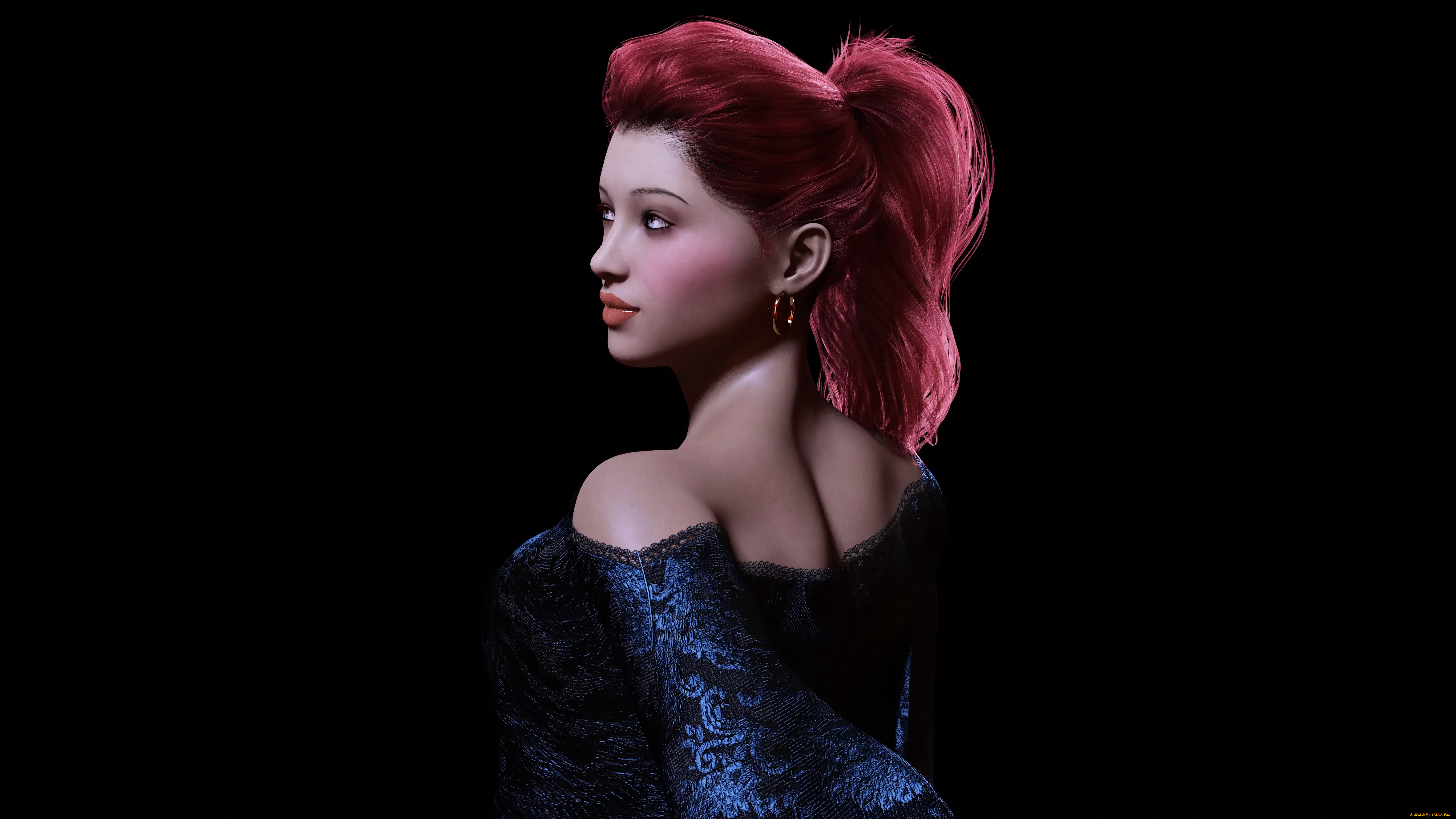 3д, графика, люди, , people, фон, взгляд, девушка