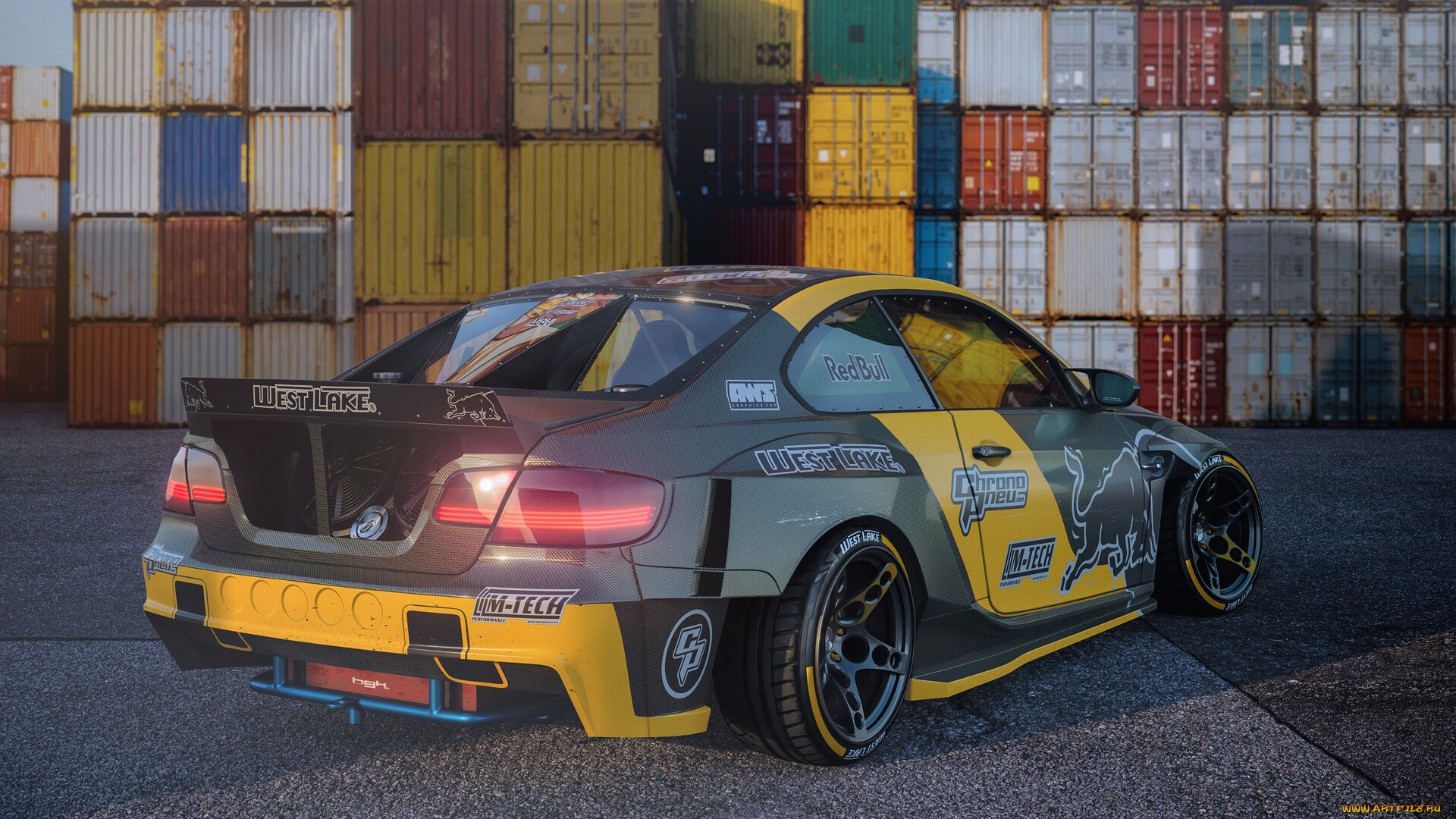 bmw, e92, chrono, pneu, drift, team, автомобили, 3д, bmw, e92, chrono, pneu, drift, team