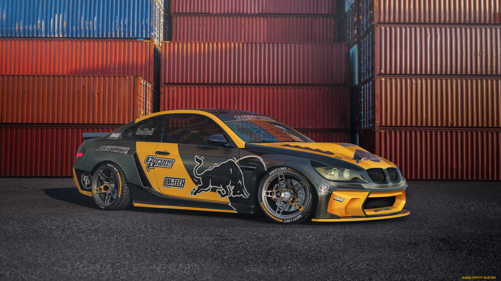 bmw, e92, chrono, pneu, drift, team, автомобили, 3д, bmw, e92, chrono, pneu, drift, team