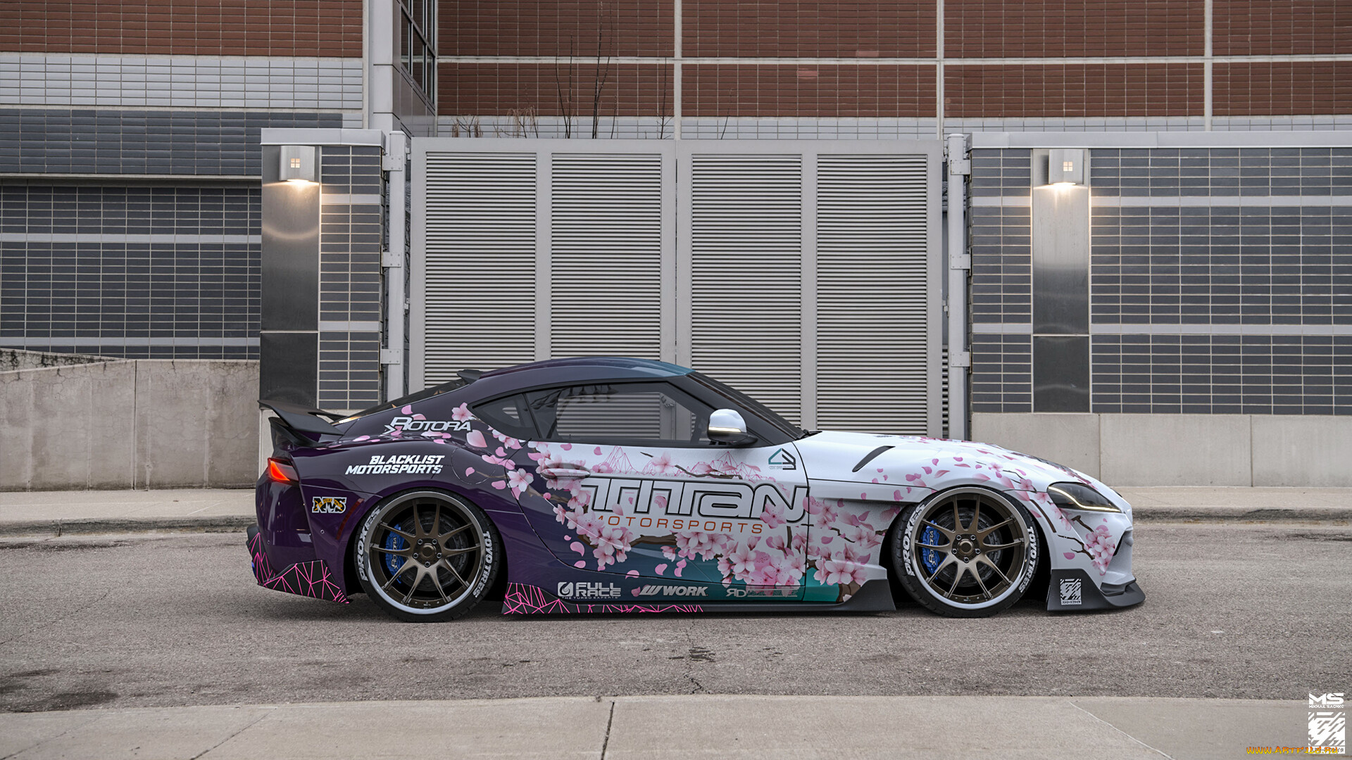 toyota, supra, gr, aimgain, bodykit, автомобили, 3д, toyota, supra, gr, aimgain, bodykit