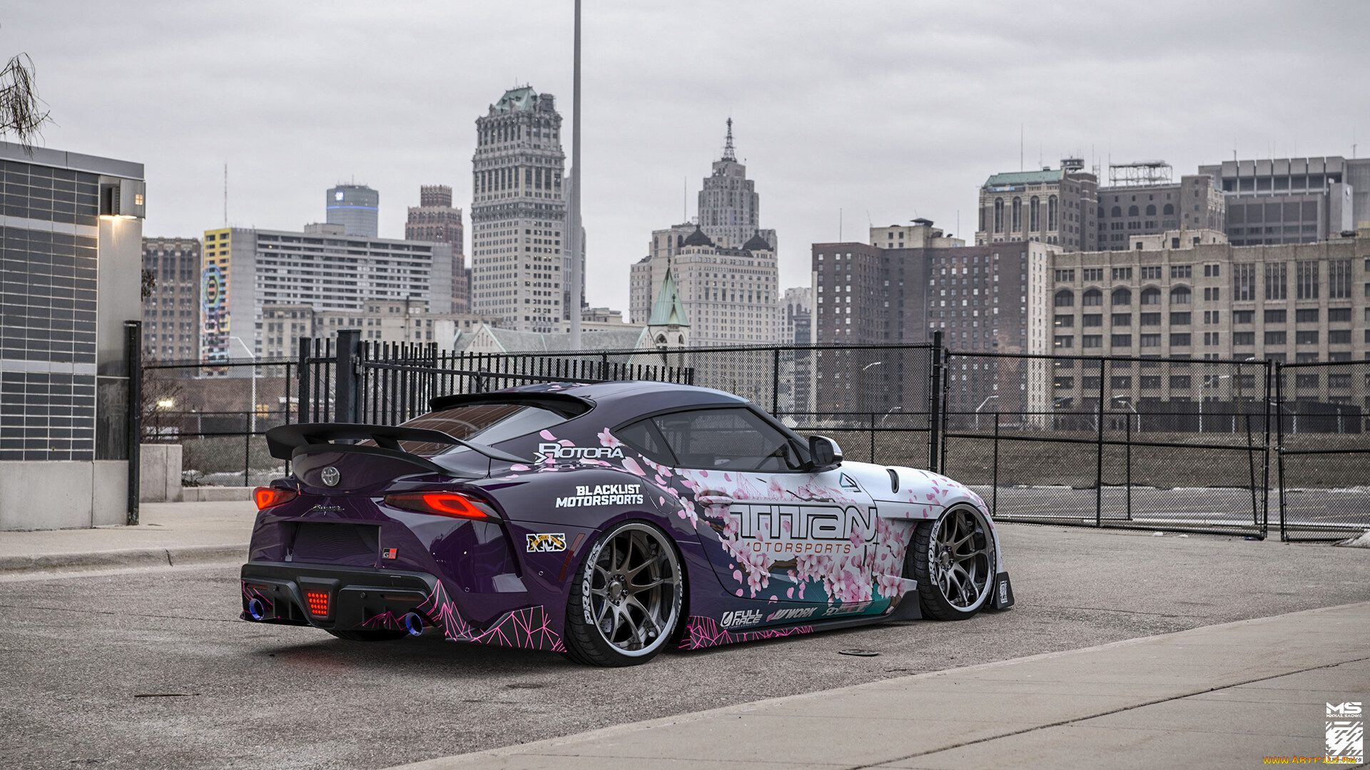 toyota, supra, gr, aimgain, bodykit, автомобили, 3д, toyota, supra, gr, aimgain, bodykit