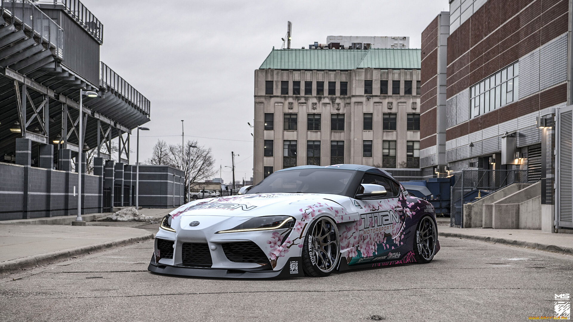 toyota, supra, gr, aimgain, bodykit, автомобили, 3д, toyota, supra, gr, aimgain, bodykit