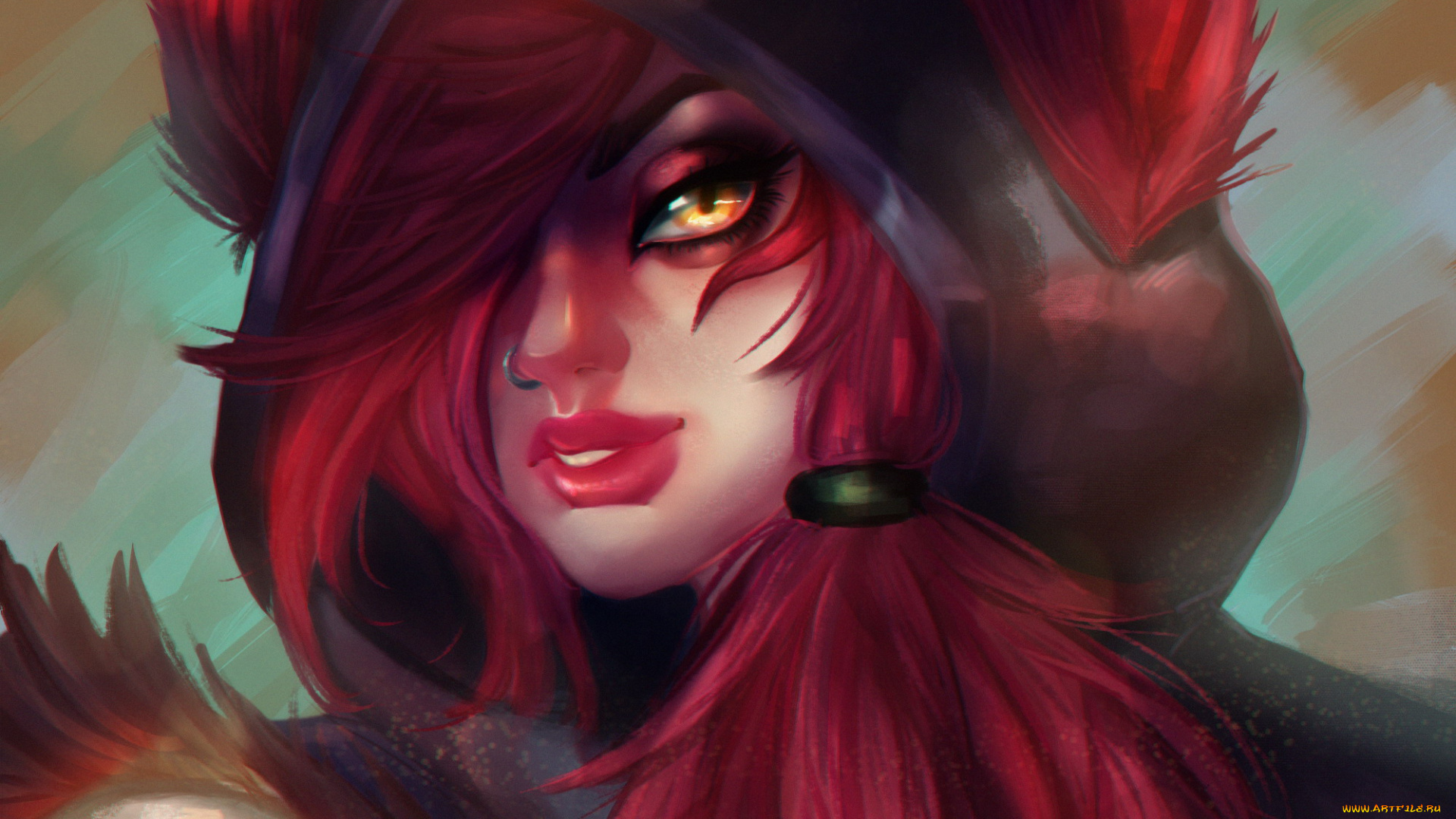 видео, игры, league, of, legends, xayah