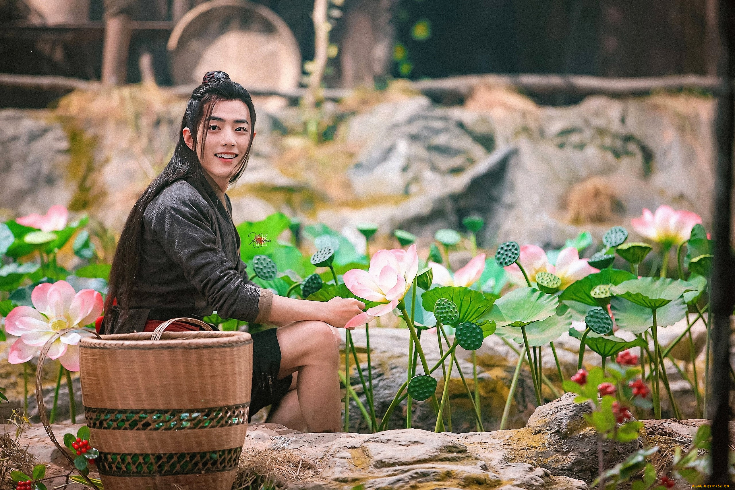 кино, фильмы, the, untamed, вэй, усянь, лотосы, корзина