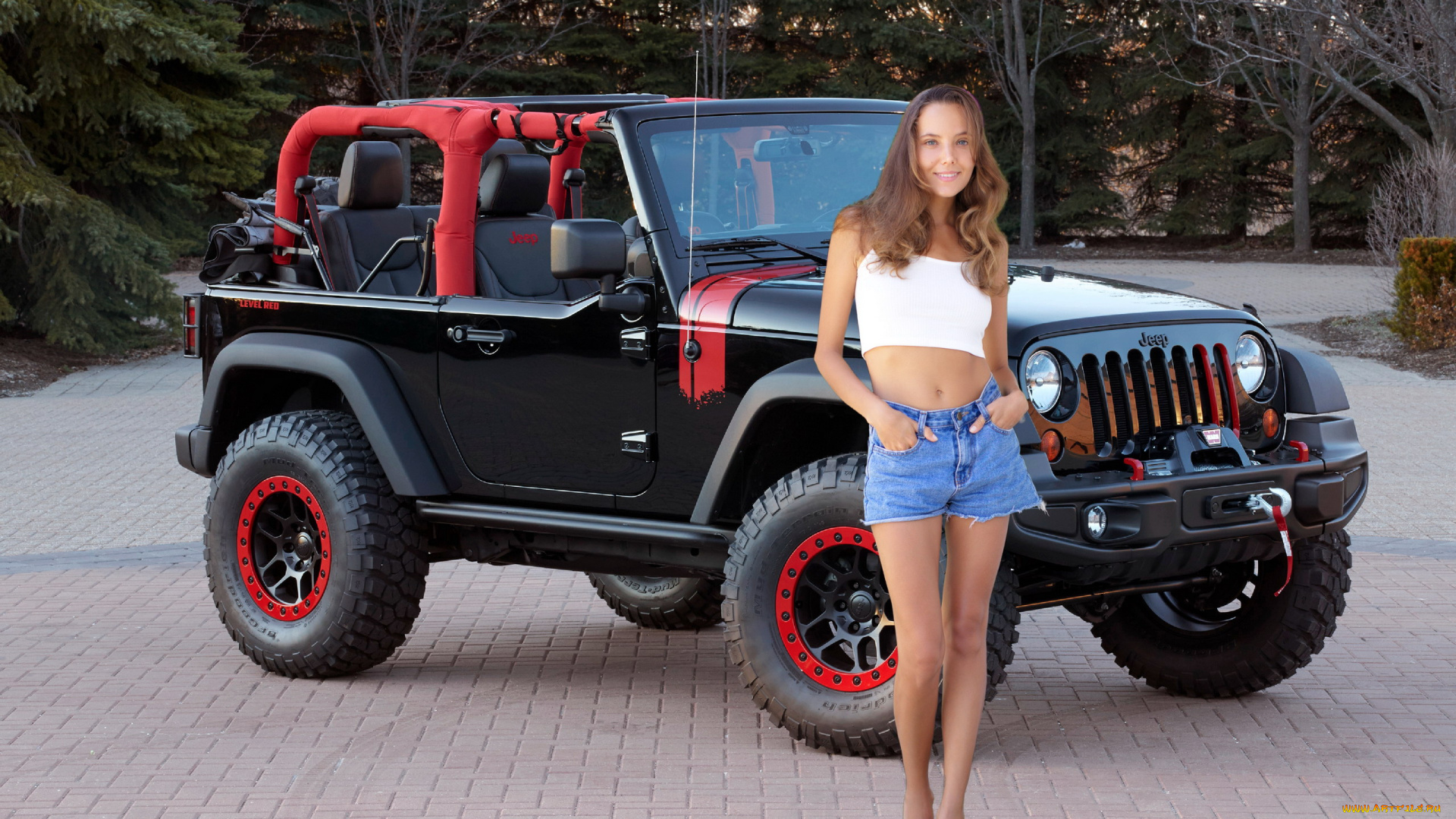 девушки, katya, clover, , катя, скаредина, джип, шорты, топ