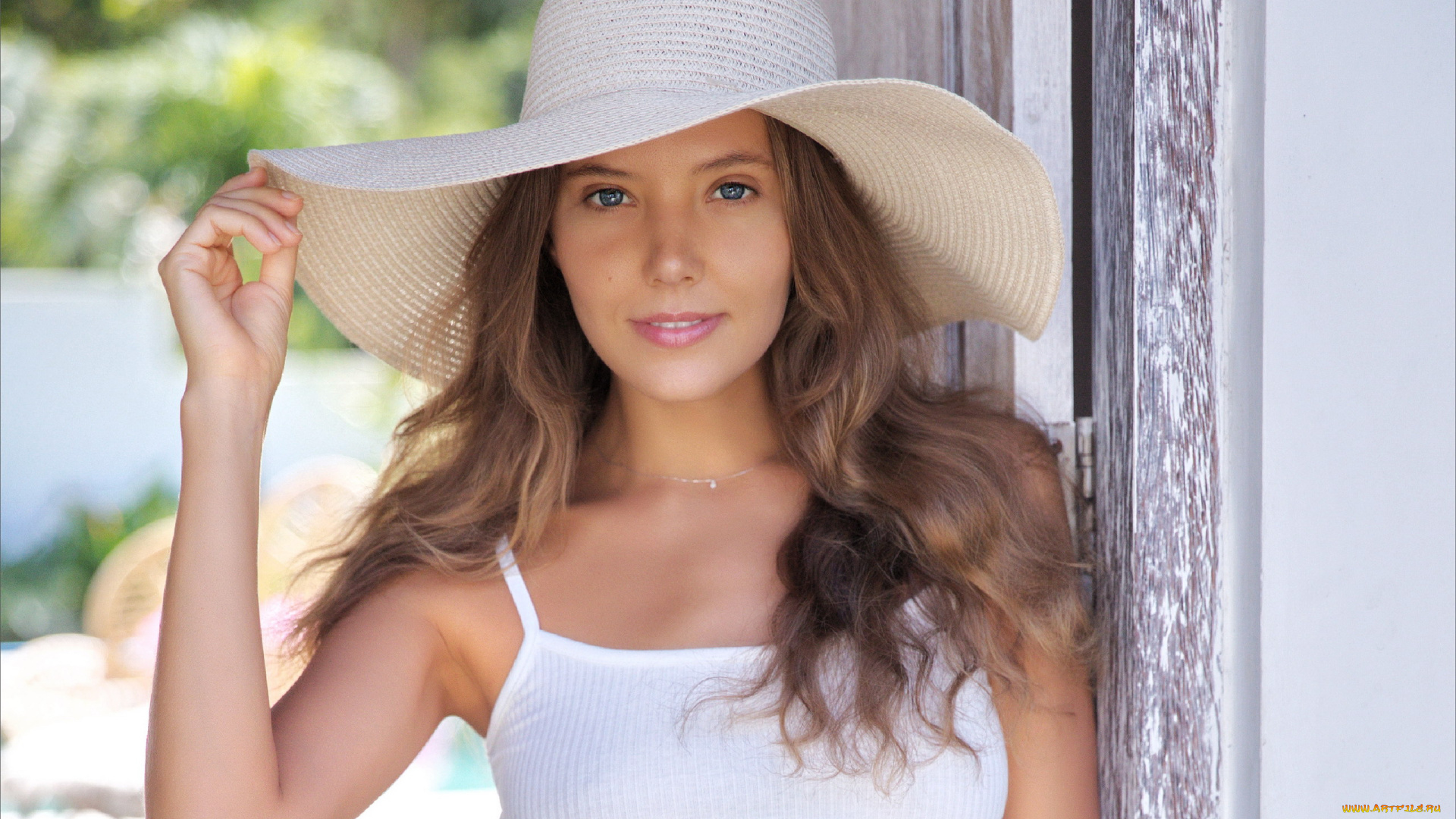 девушки, katya, clover, , катя, скаредина, майка, шляпа