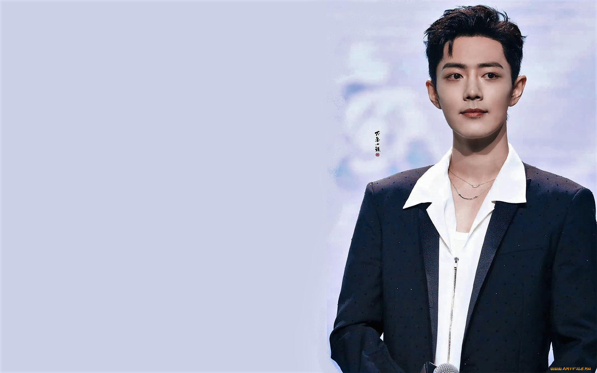 мужчины, xiao, zhan, актер, пиджак