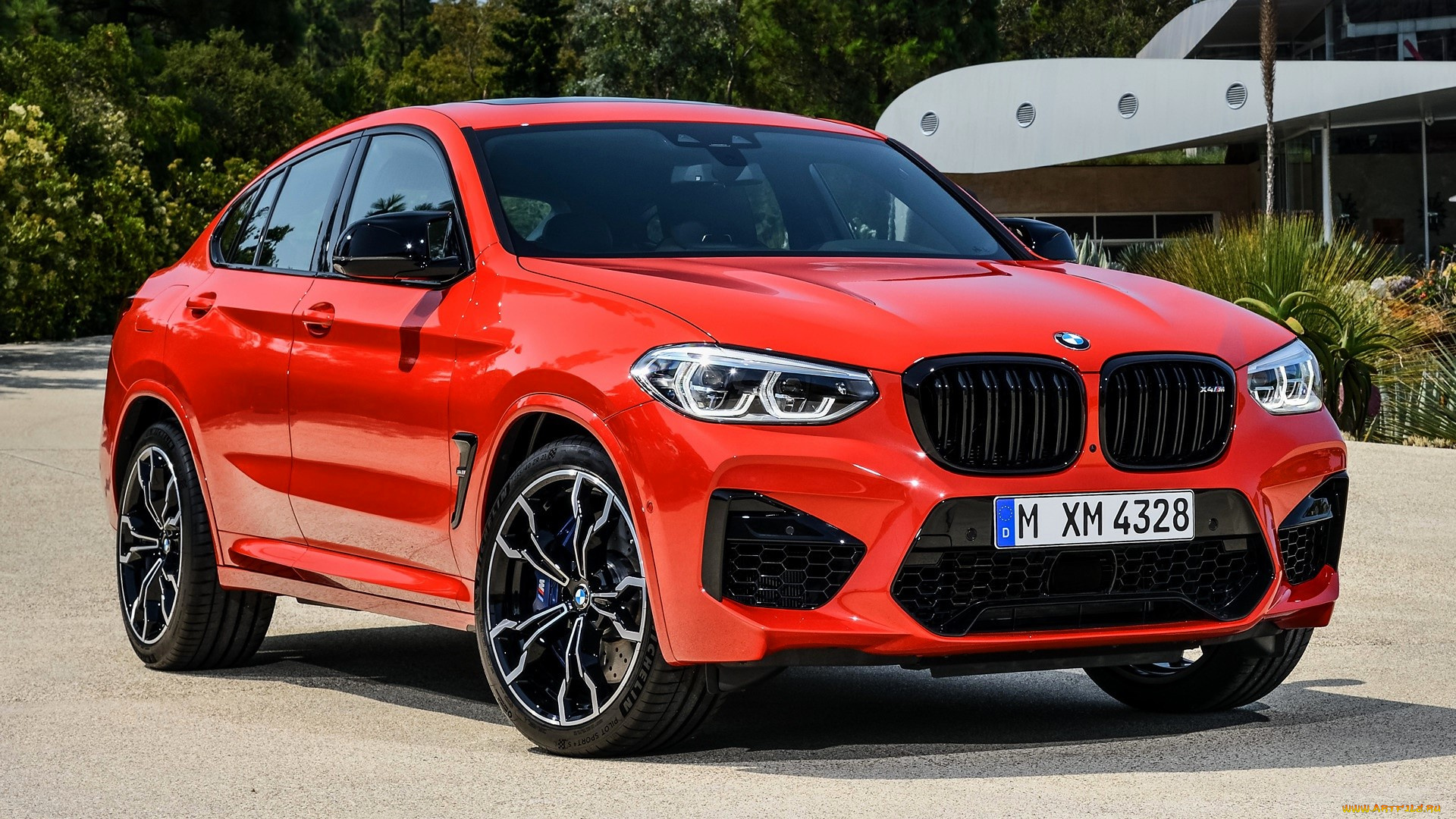 bmw, x4, автомобили, bmw, красный, площадка