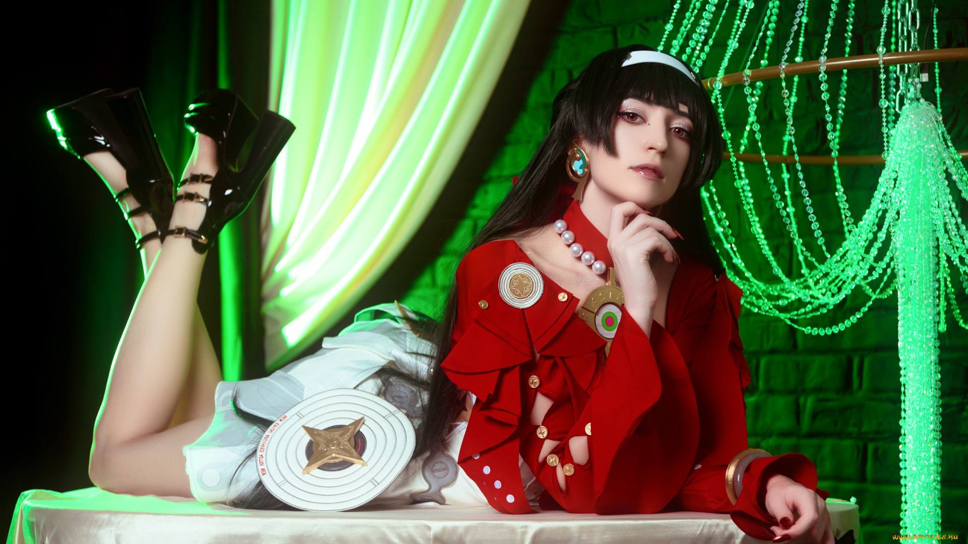 momo, cosplay, девушки, momo, девушка, женщина, брюнетка, темноволосая, сексуальная, модель, звезда, позирует, разная, обувь, верхняя, стильная, одежда, нижнее, эротическое, бельё, трусы, лифчик, колготки, чулки, аксессуары, макияж, и, множество, элементов, на, фотографии