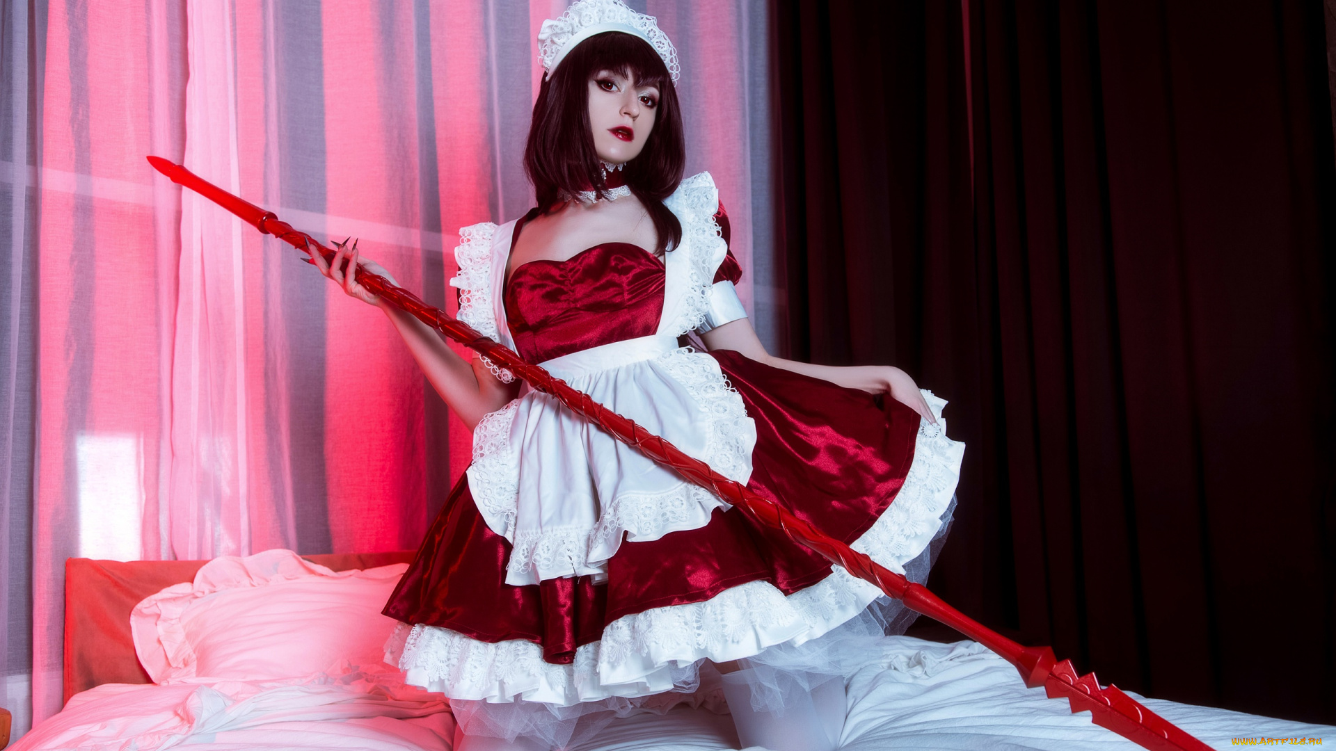 momo, cosplay, девушки, momo, девушка, женщина, шатенка, темноволосая, сексуальная, модель, звезда, позирует, разная, обувь, верхняя, стильная, одежда, нижнее, эротическое, бельё, трусы, лифчик, колготки, чулки, аксессуары, макияж, и, множество, элементов, на, фотографии