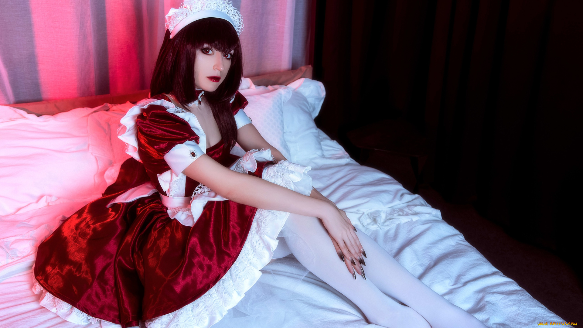 momo, cosplay, девушки, momo, девушка, женщина, рыжая, светлая, тёмная, сексуальная, модель, звезда, позирует, разная, обувь, верхняя, стильная, одежда, нижнее, эротическое, бельё, трусы, лифчик, колготки, чулки, аксессуары, макияж, и, множество, элементов, на, фотографии