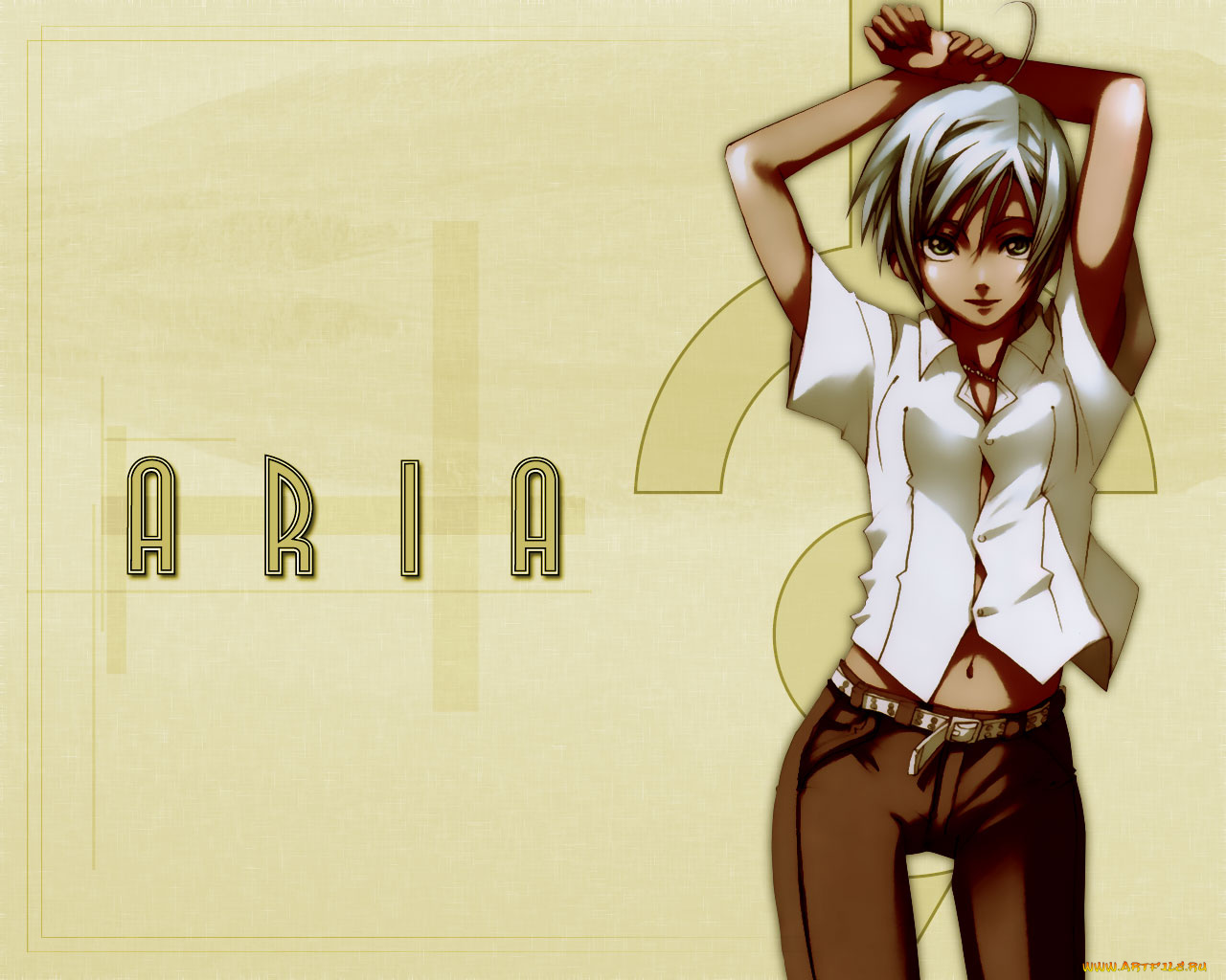 аниме, aria