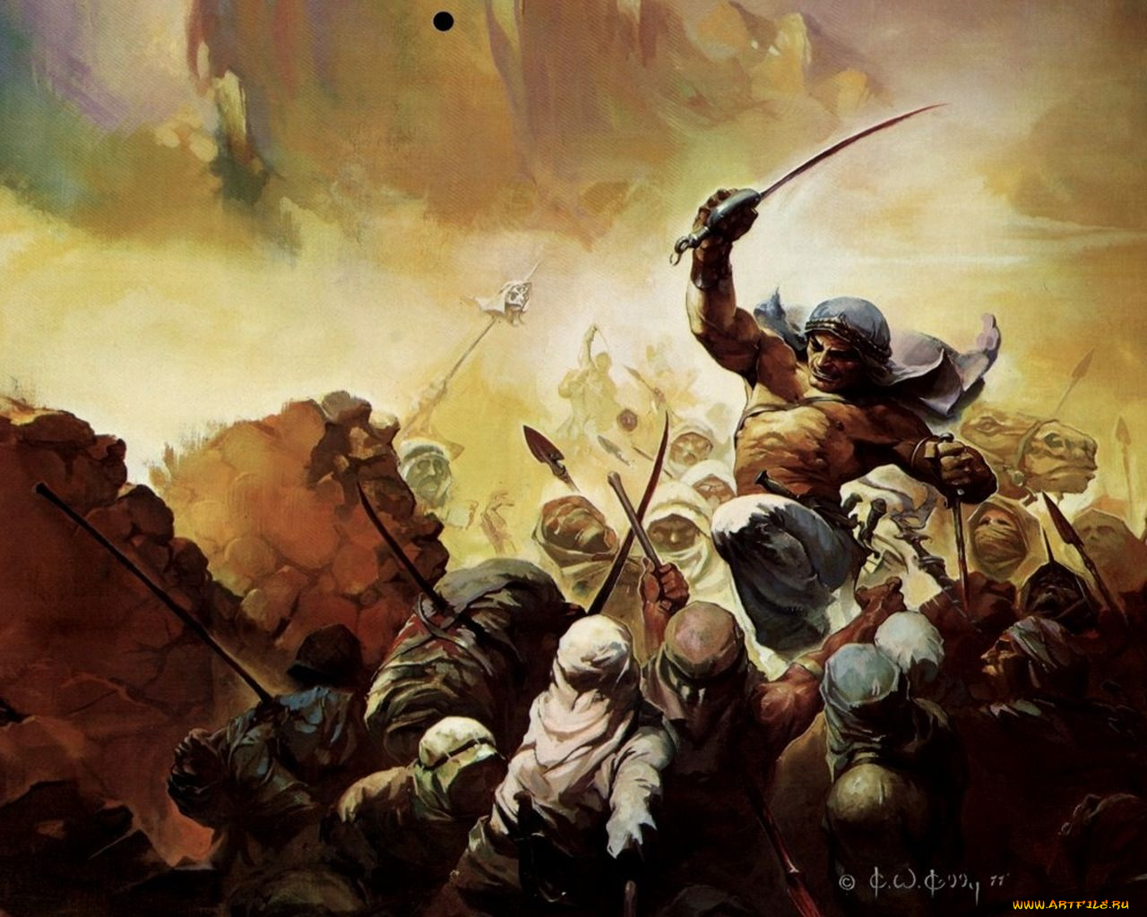 рисованные, люди