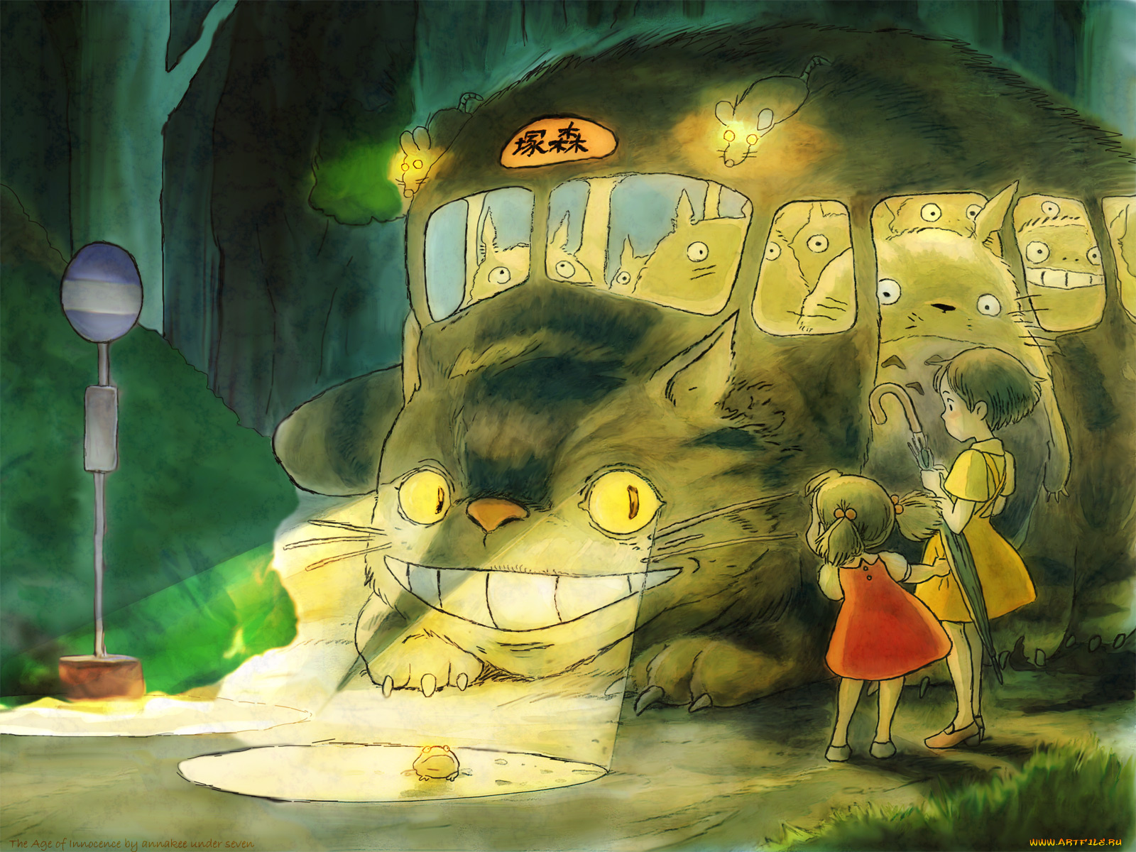 my, neighbor, totoro, аниме
