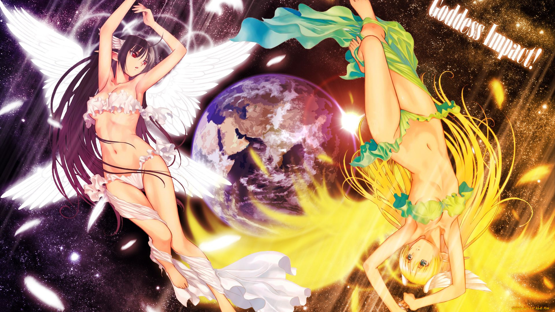 аниме, shining, tears, wind