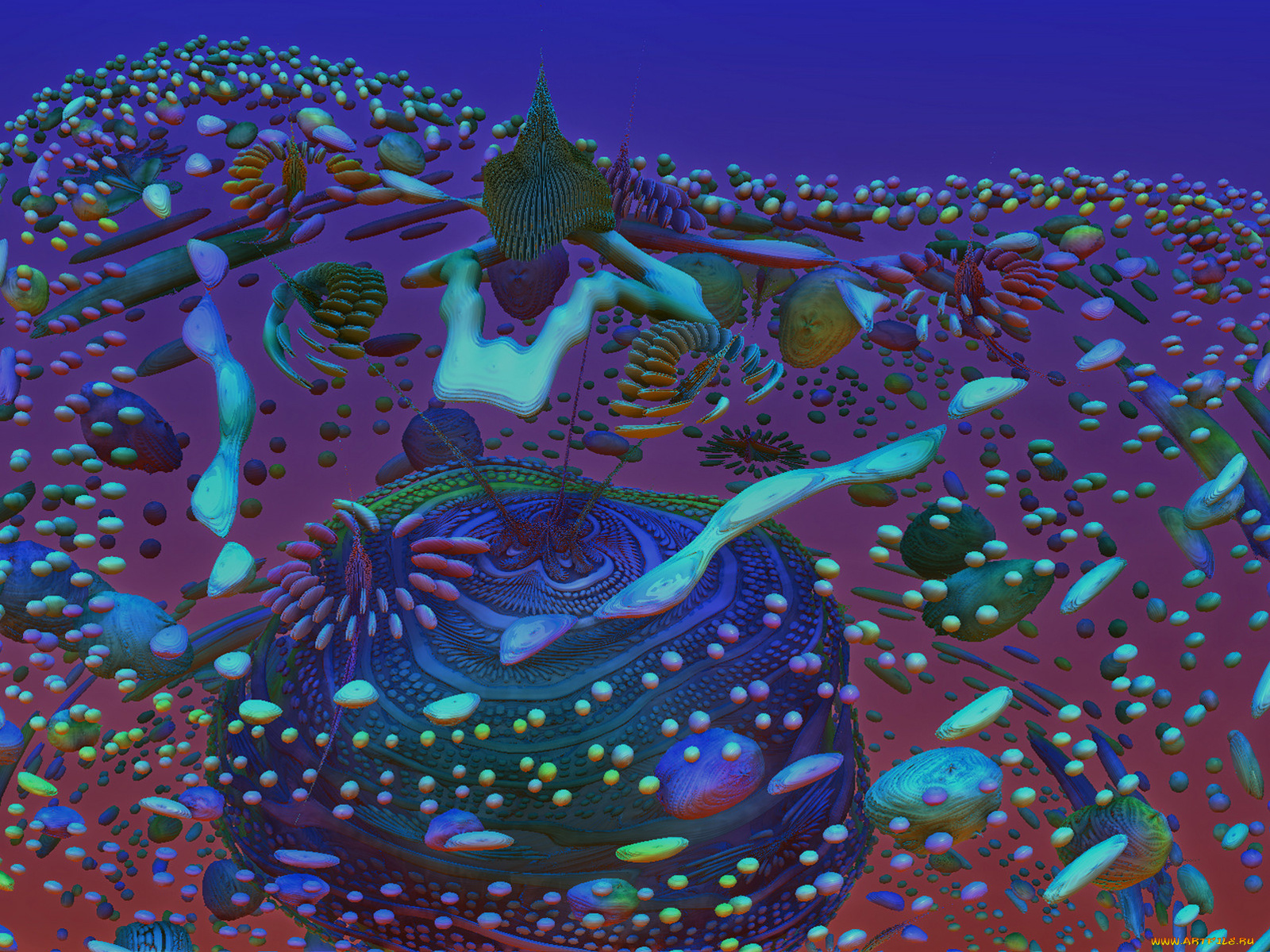 3д, графика, fractal, фракталы, абстракция