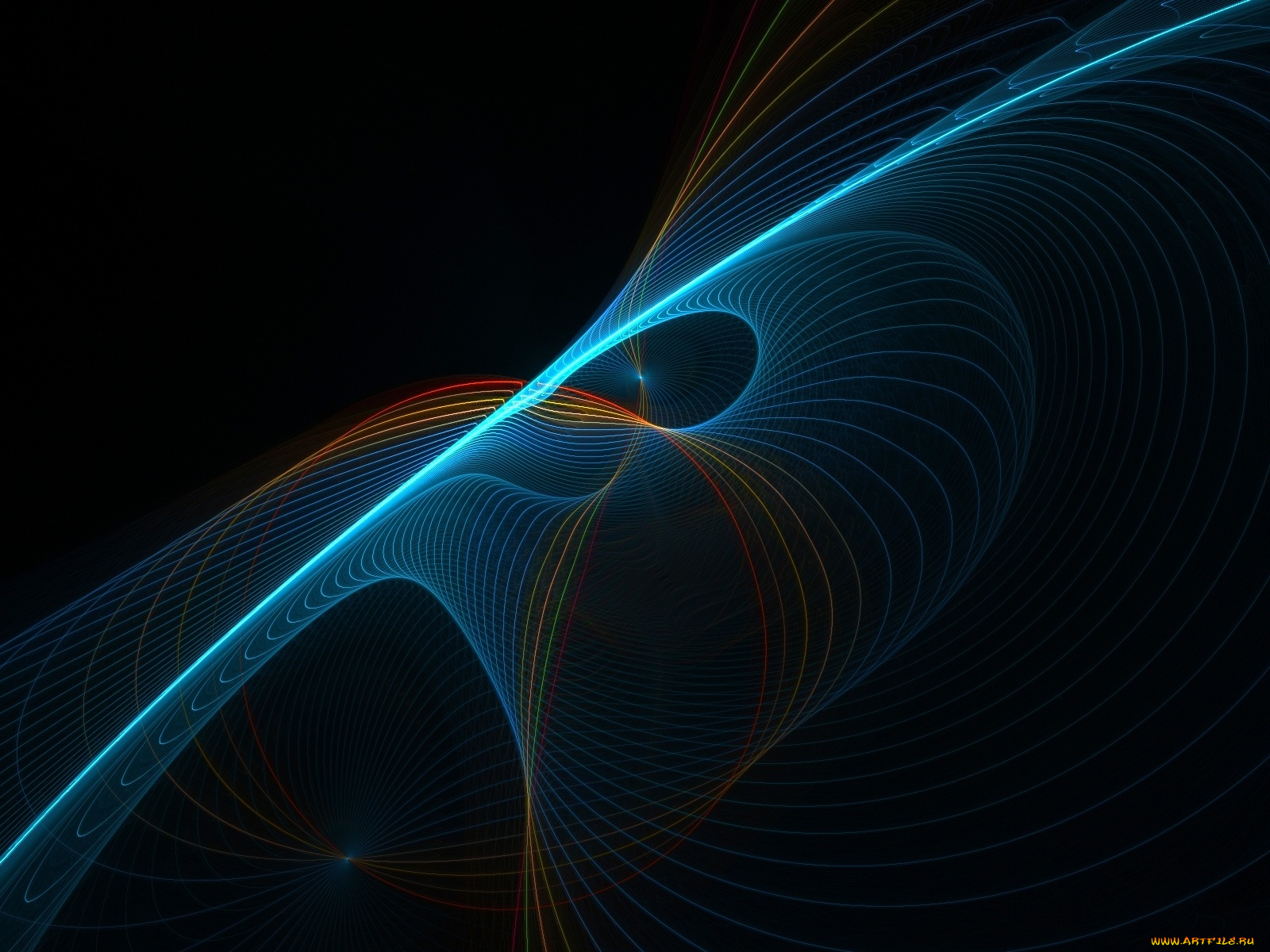 3д, графика, fractal, фракталы, цвета, абстракция, тёмный