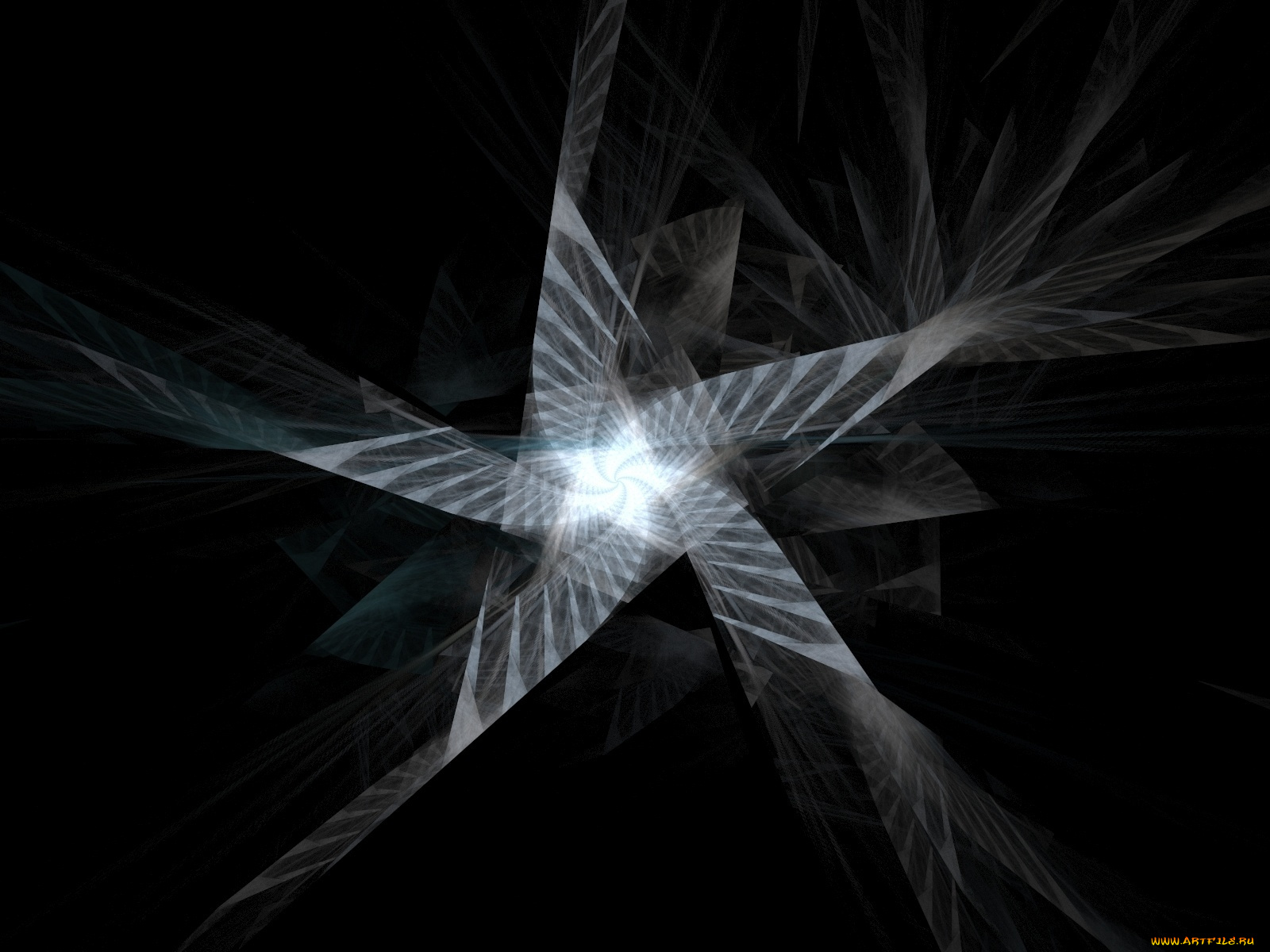 3д, графика, fractal, фракталы, тёмный, абстракция